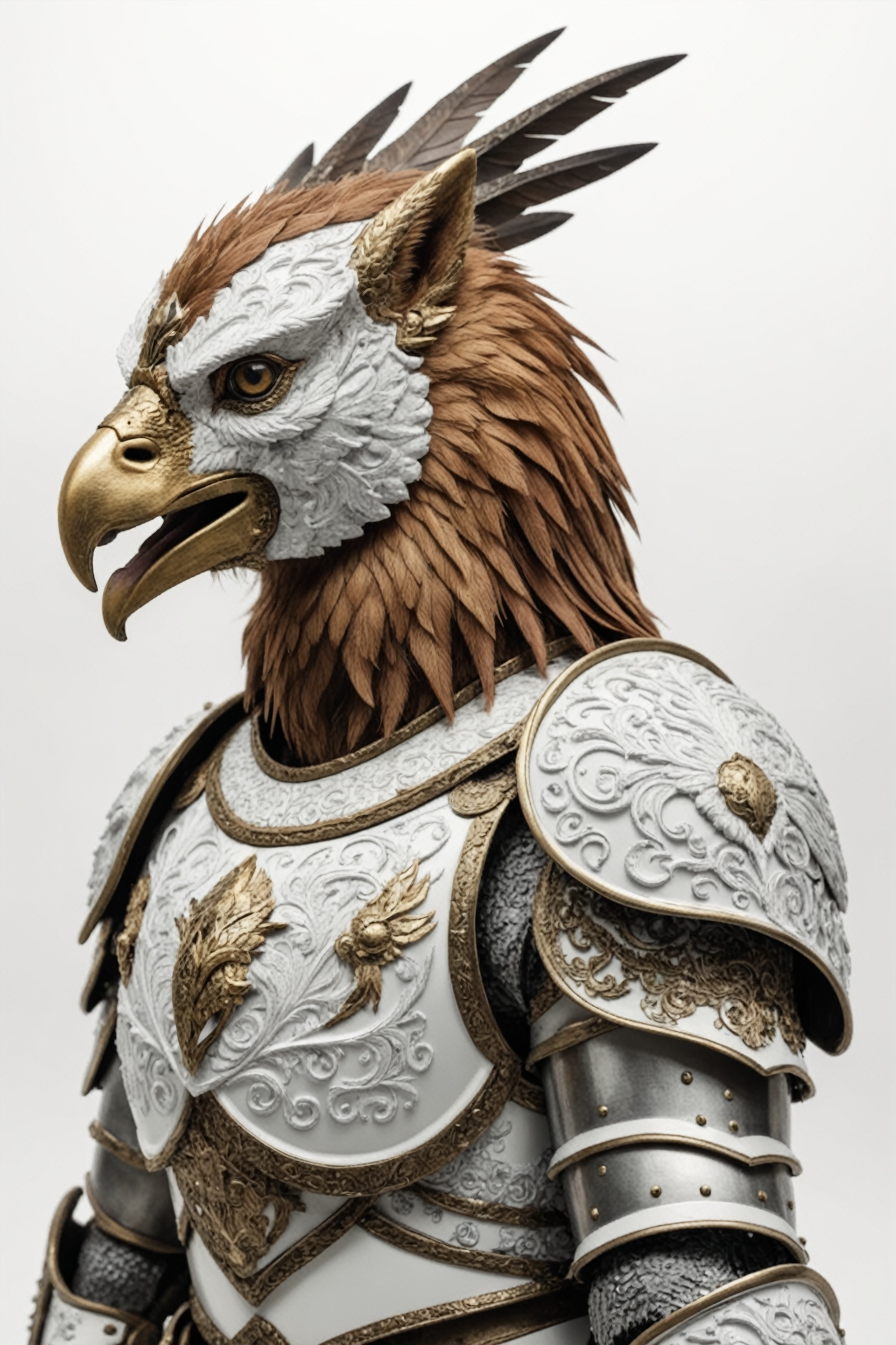photo,  a griffin,  intricate armor on Tensor.Art