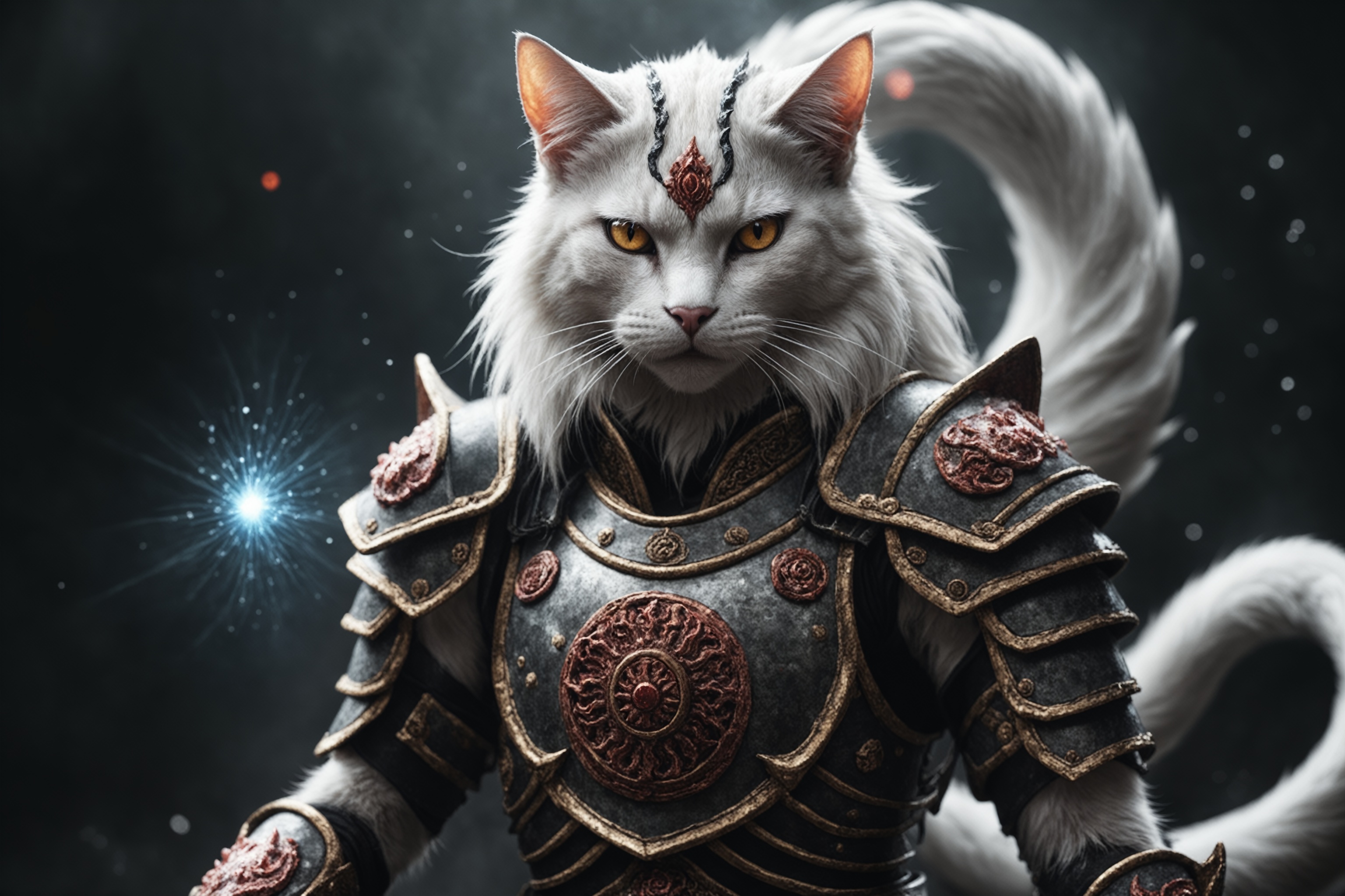 photo,  a cat demon,  asian_mythology on Tensor.Art