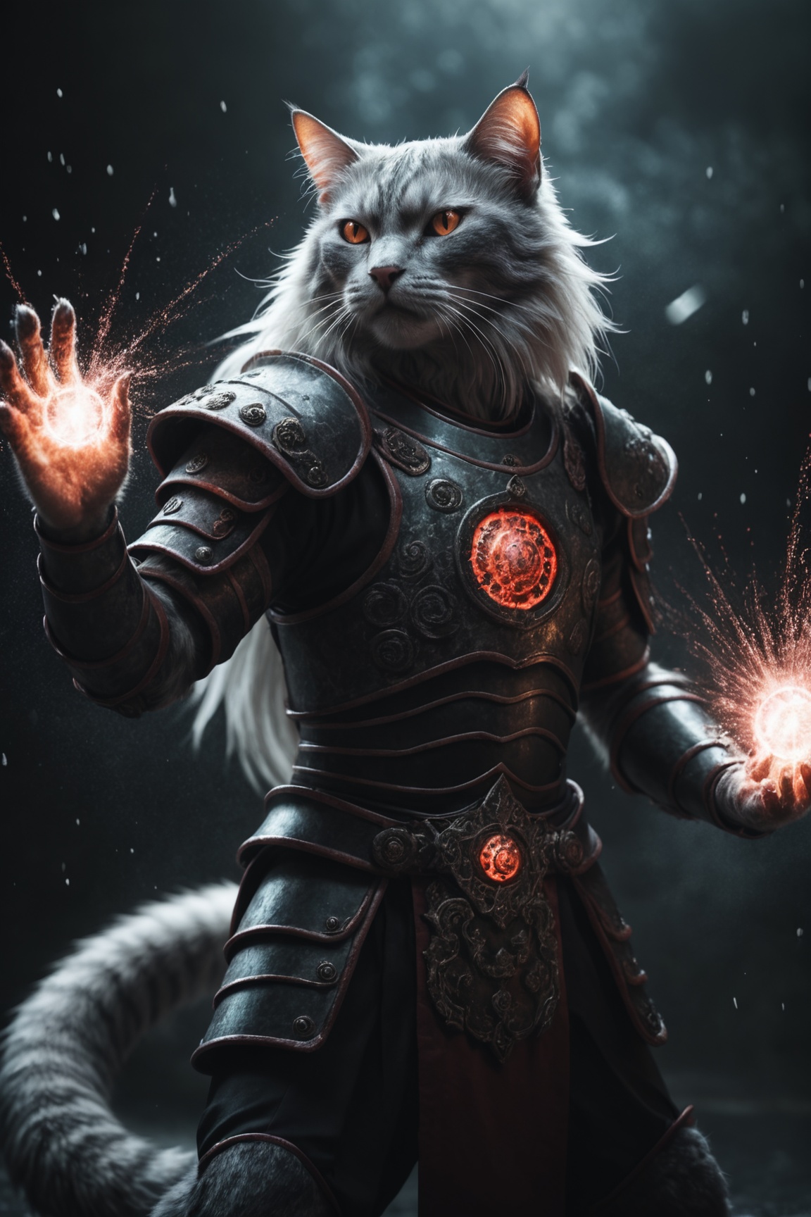 photo,  a cat demon,  asian_mythology on Tensor.Art