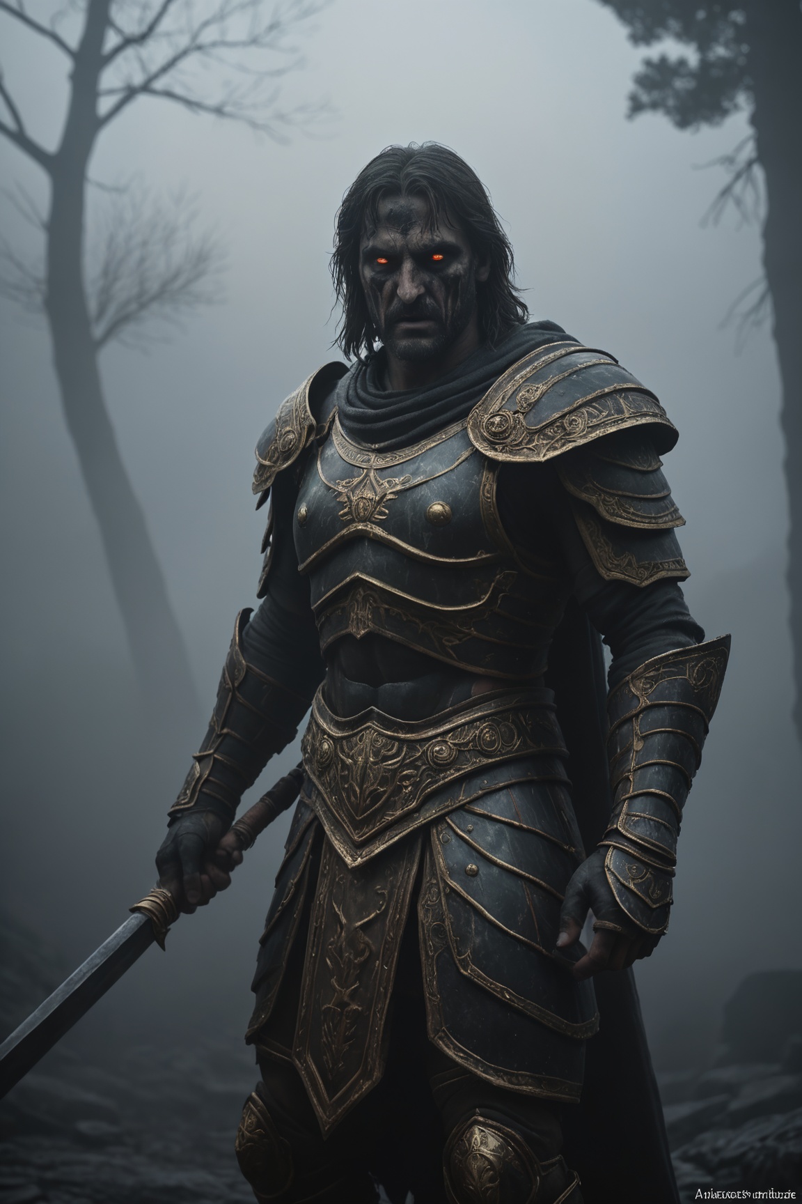 cinematic,  hephaistos,  inricate armor on Tensor.Art