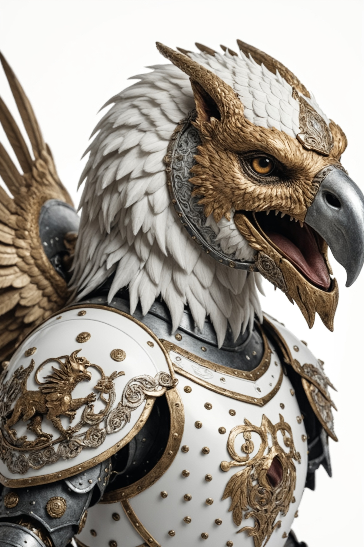 photo,  a griffin,  intricate armor on Tensor.Art