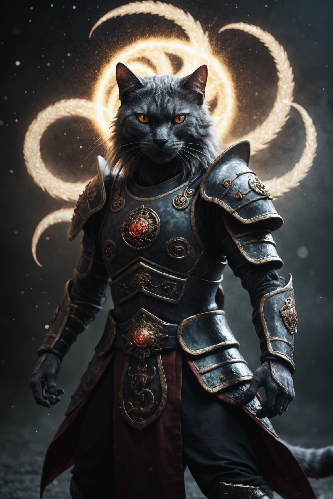 photo,  a cat demon,  asian_mythology on Tensor.Art