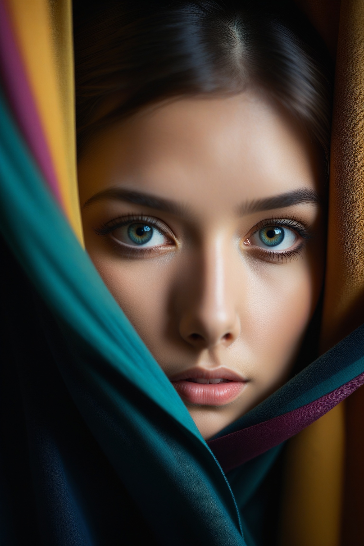 RAW photo,  beautiful eyes,  macro shot on Tensor.Art