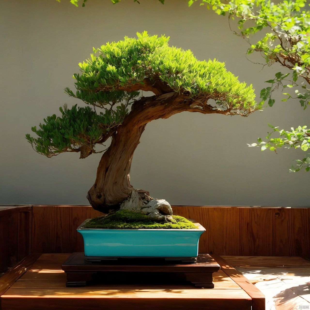  absurdres,incredibly absurdres,reality,realistic,
water,tree,no humans,traditional media,scenery,bonsai