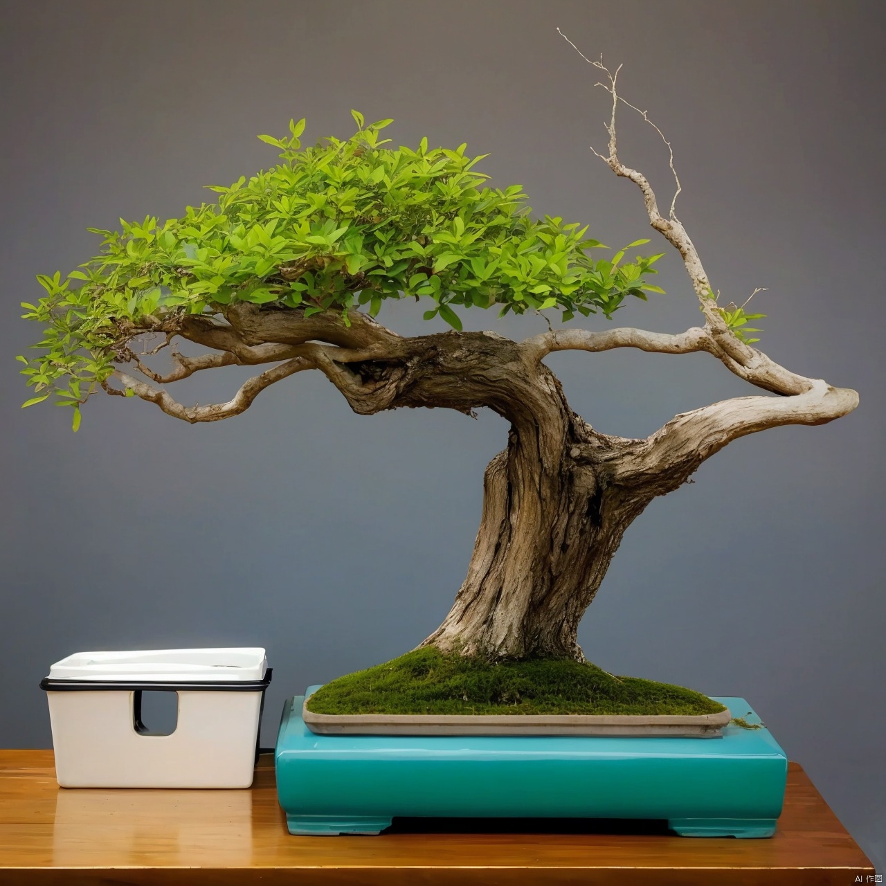  absurdres,incredibly absurdres,reality,realistic,
water,tree,no humans,traditional media,scenery,bonsai
