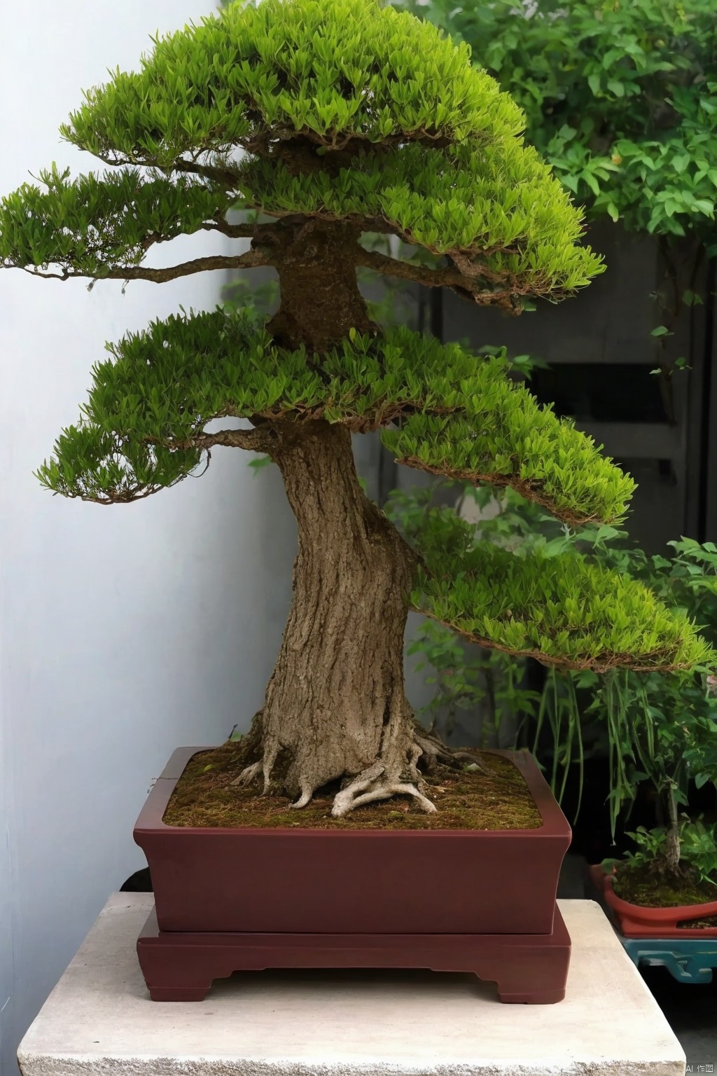  absurdres,incredibly absurdres,reality,realistic, ,bonsai, Asian girl