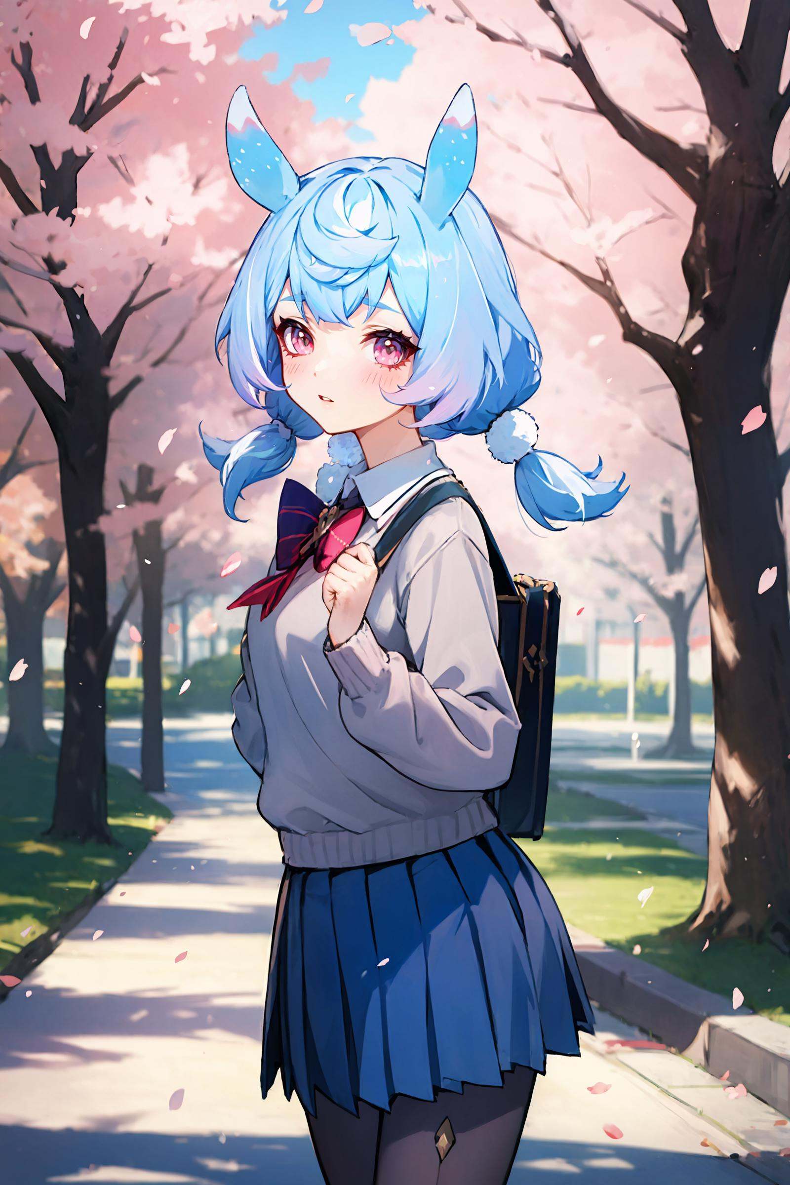 1girl,  sigewinne \(genshin impact\),  solo on Tensor.Art