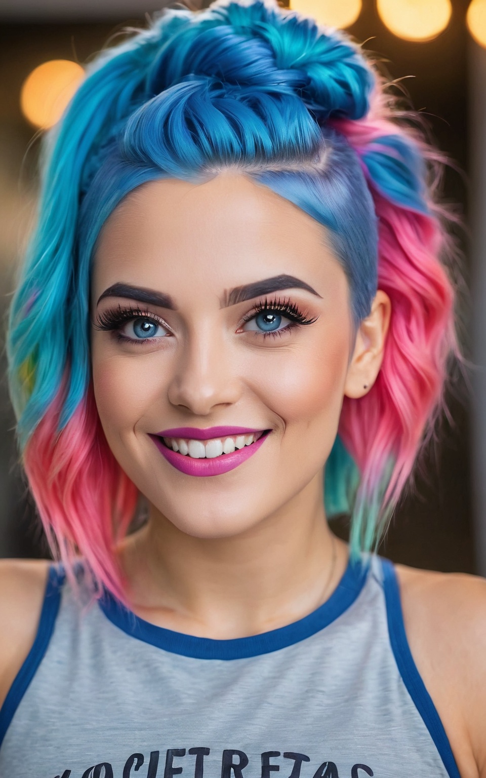 ultra-detailed,  woman,  smiling on Tensor.Art