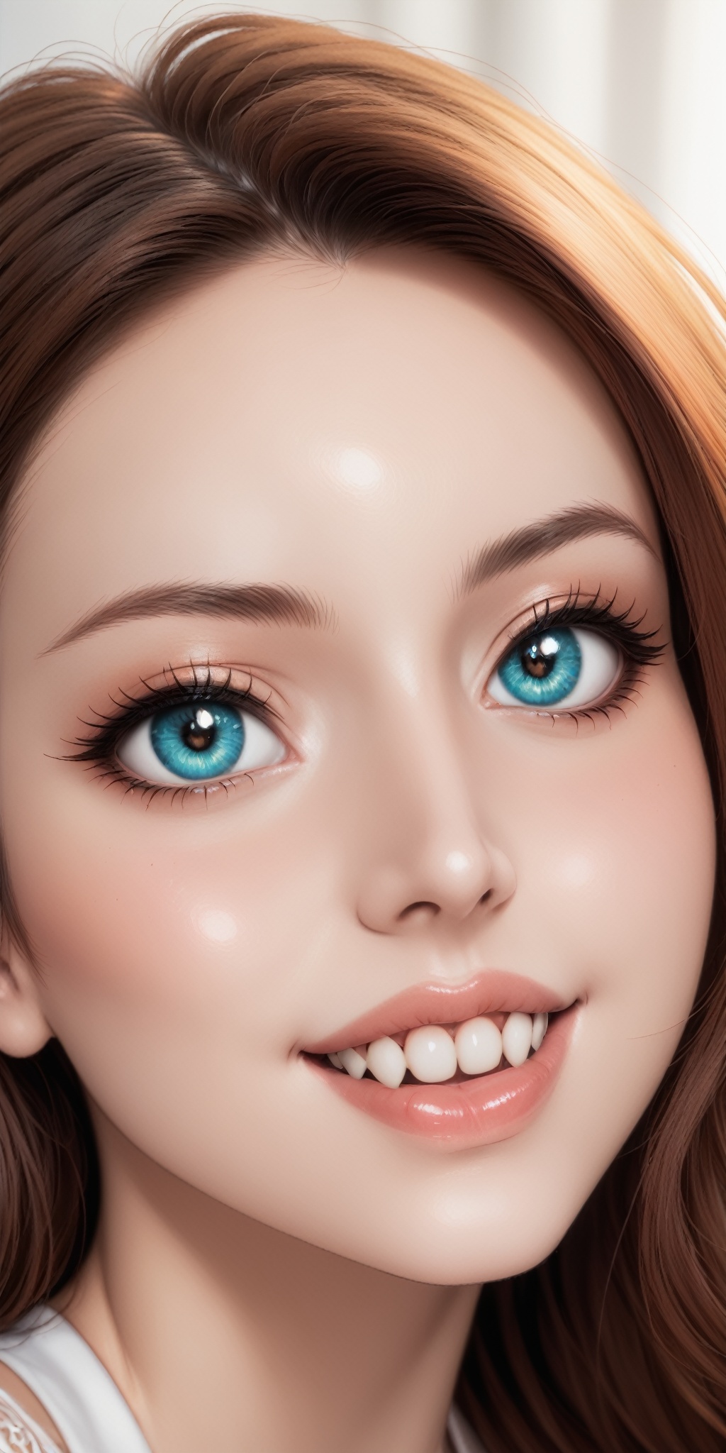 1girl,  focus mouth,  beautiful and detailed face on Tensor.Art