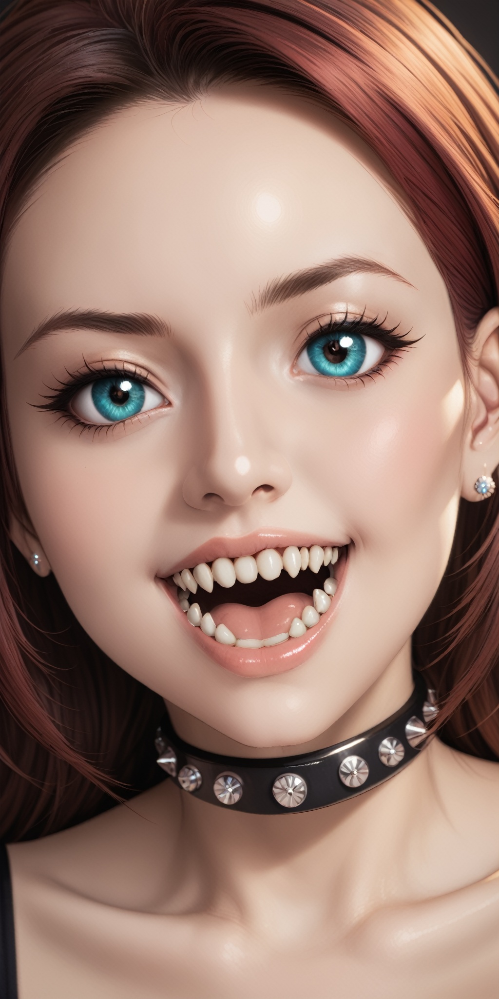 1girl,  focus mouth,  beautiful and detailed face on Tensor.Art