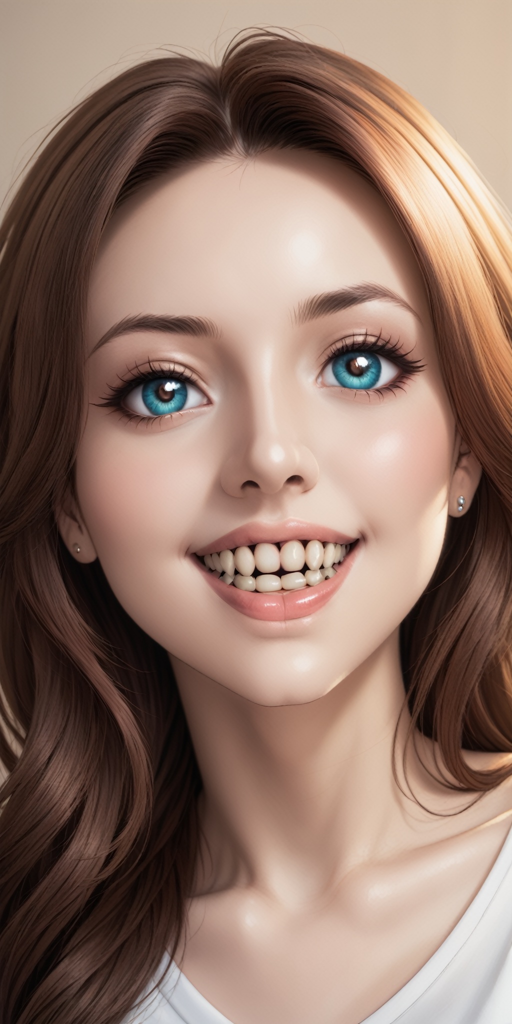 1girl,  focus mouth,  beautiful and detailed face on Tensor.Art