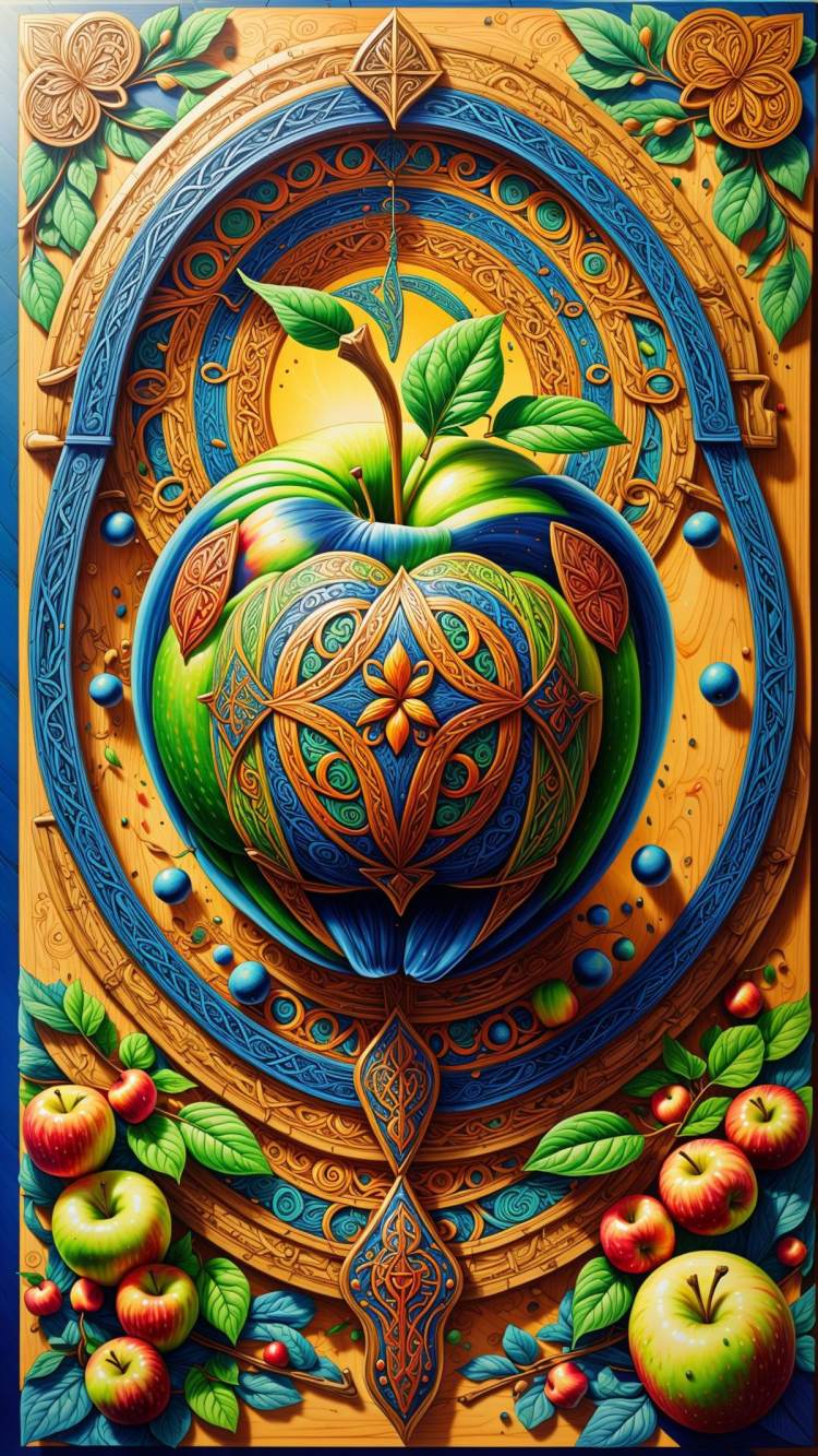Gaelic / Celtic Pattern Style - Colorful Abstract Details by mnemic on Tensor.Art