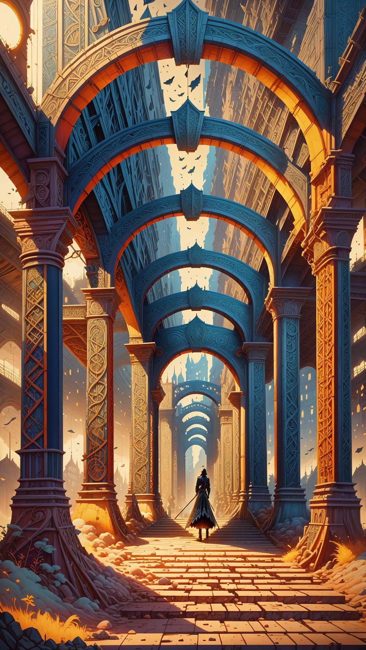 GaelicPatternStyle Surreal,  bridge between the worlds,  fairy magnificent by mnemic on Tensor.Art