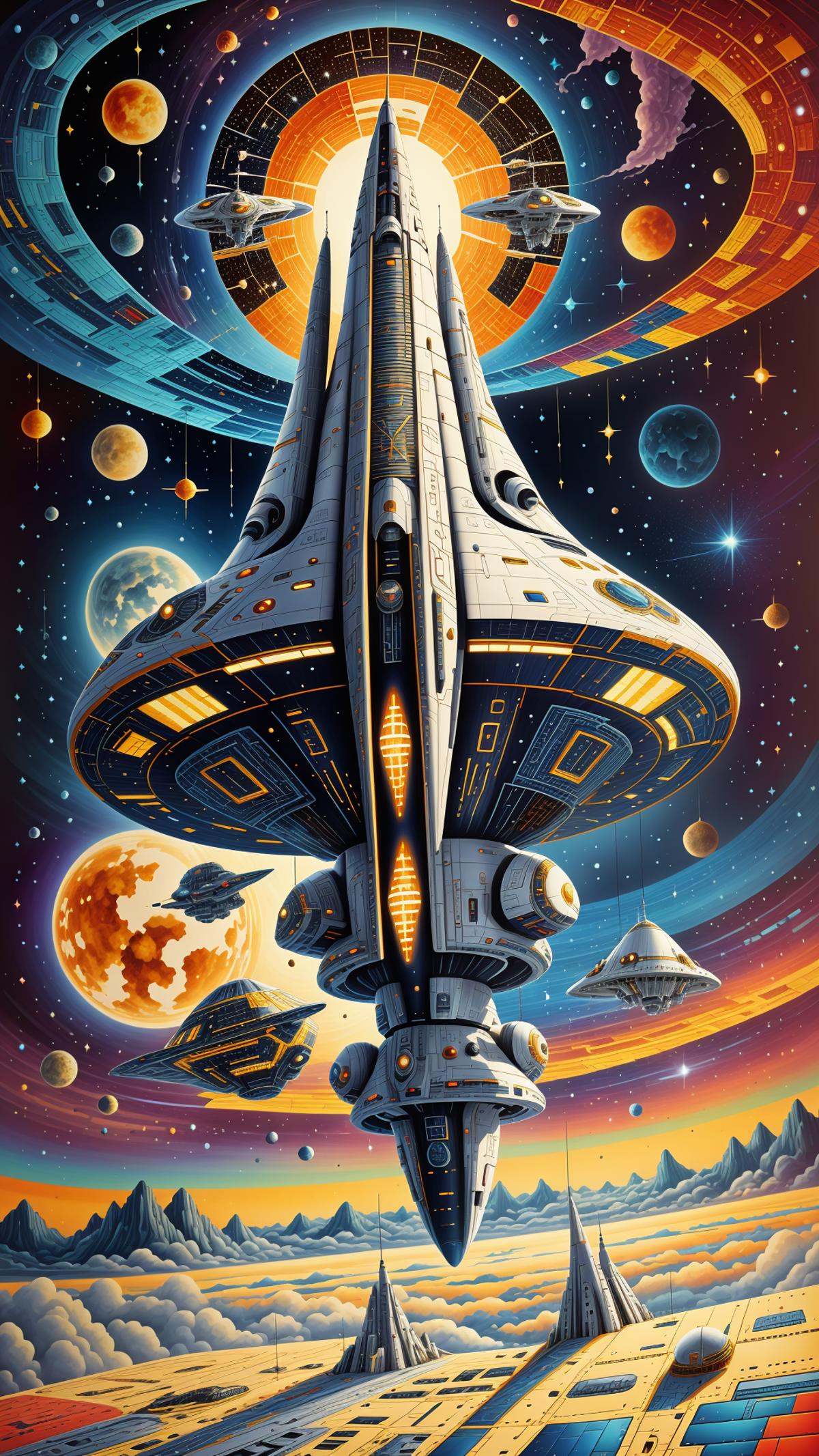 GaelicPatternStyle spaceship by mnemic on Tensor.Art