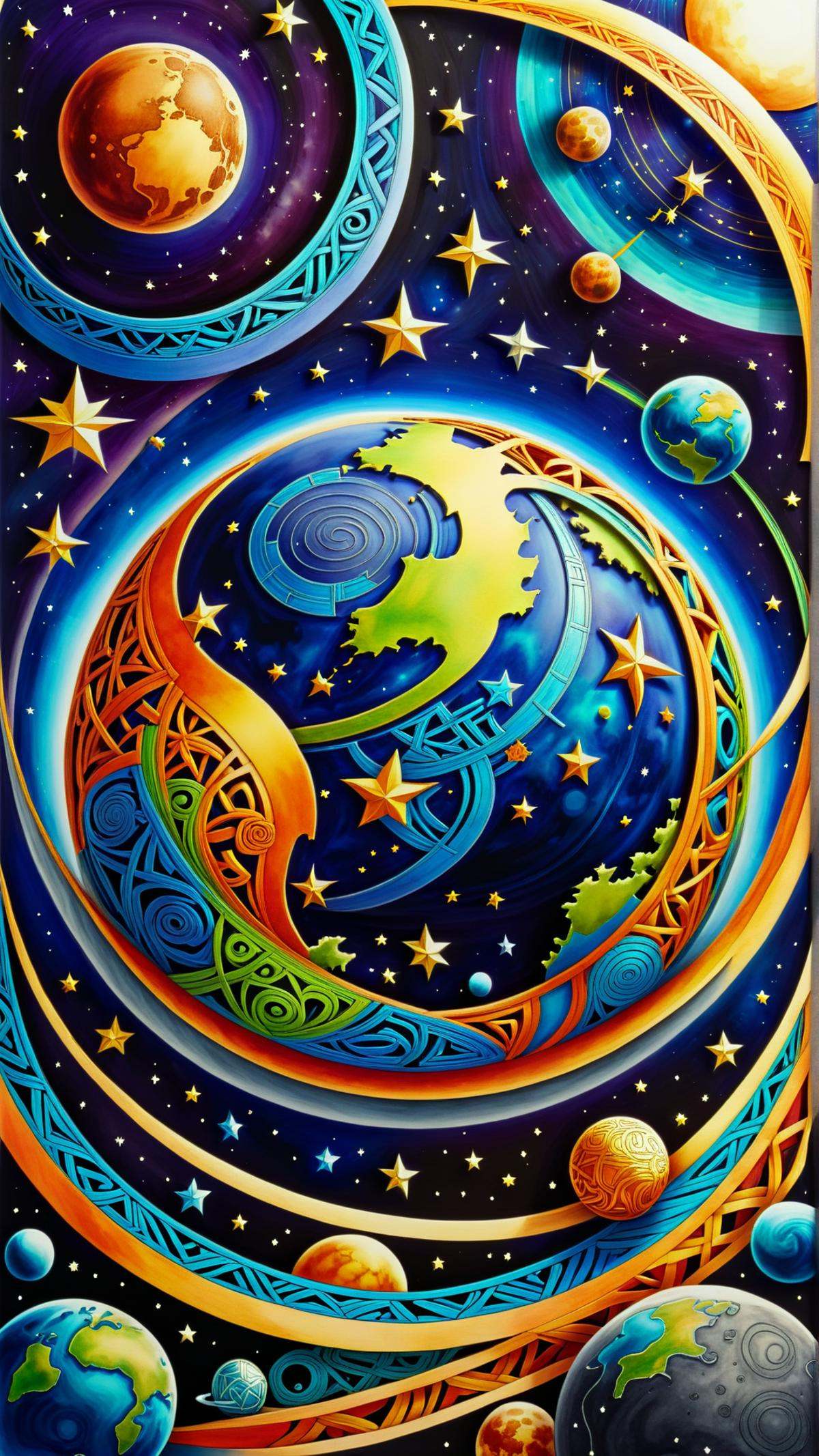 GaelicPatternStyle planet by mnemic on Tensor.Art
