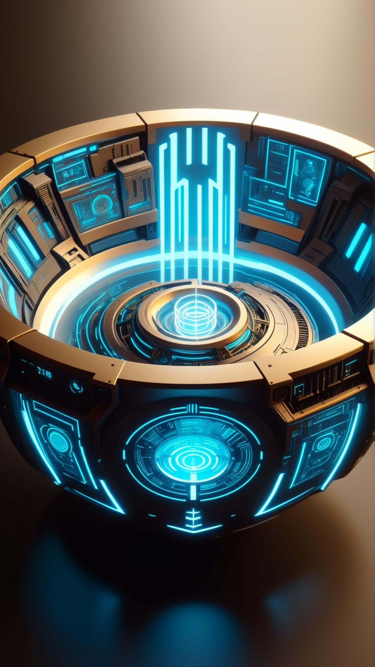 C7b3rp0nkStyle decorative bowl,  cyberpunk,  sci-fi by mnemic on Tensor.Art