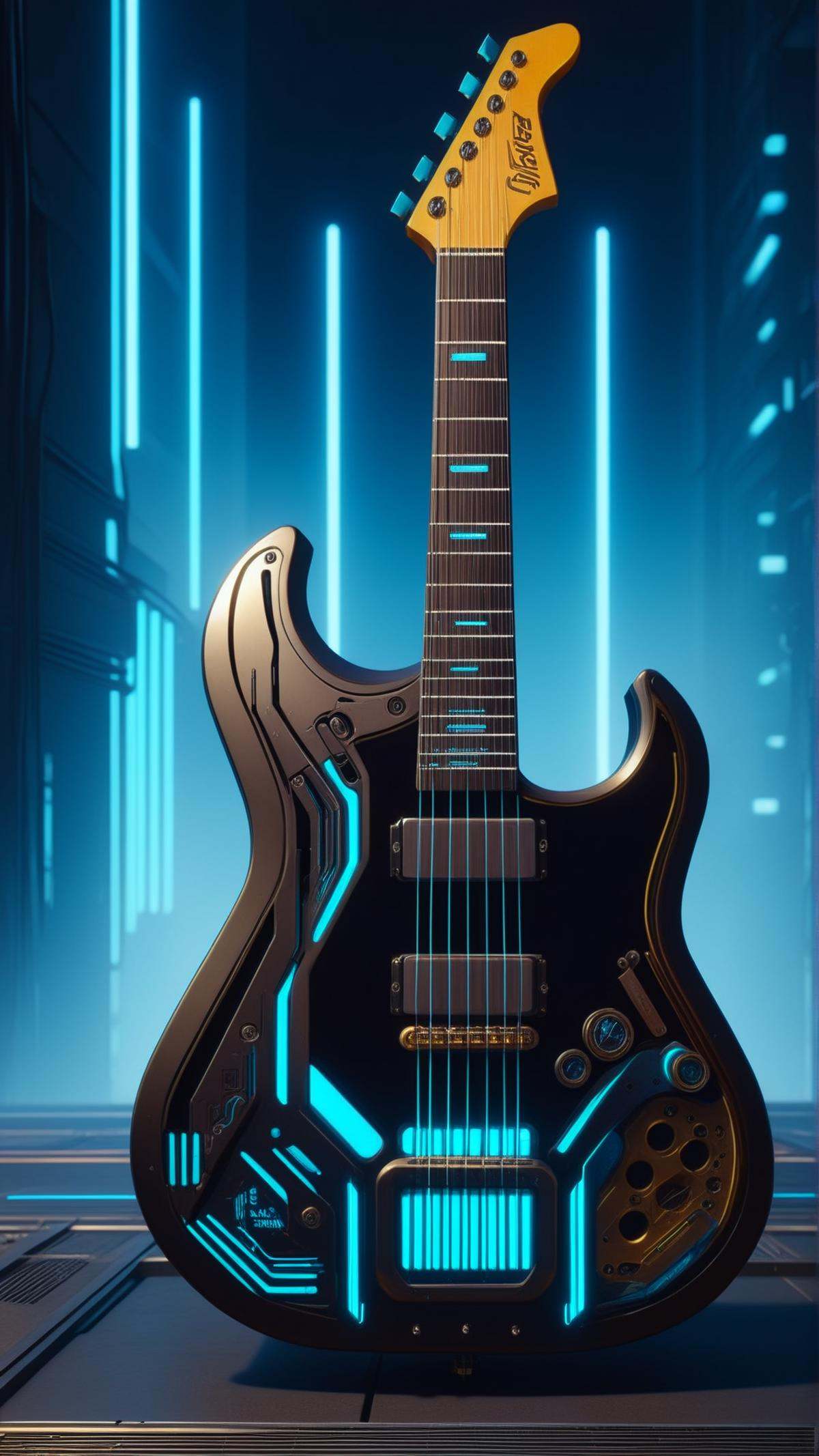 C7b3rp0nkStyle Guitar slide,  cyberpunk,  sci-fi by mnemic on Tensor.Art