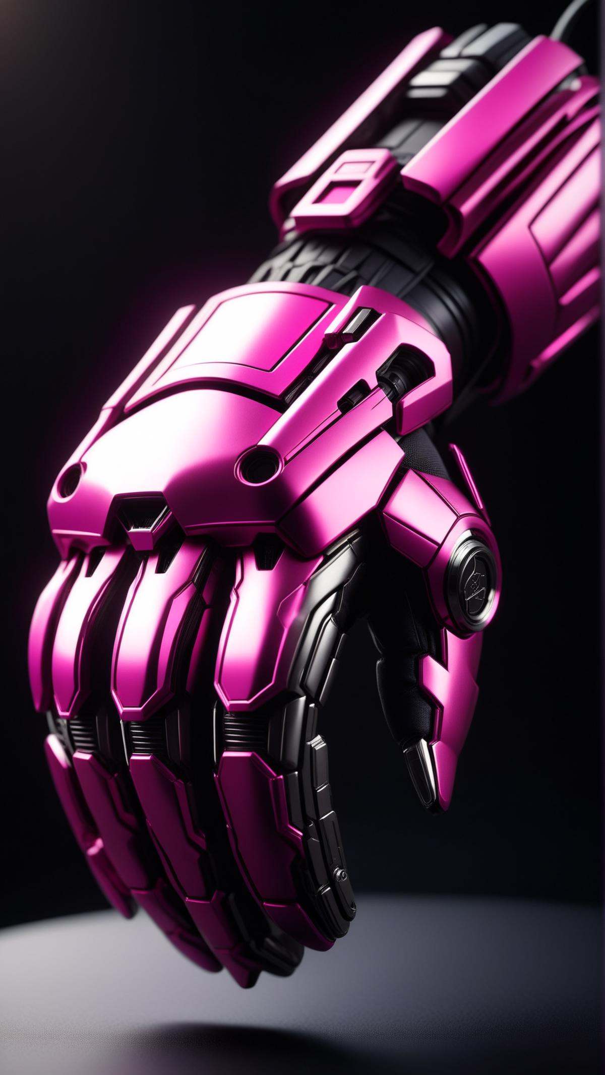 TransformersStyle Fuchsia Pink Glove,  tech,  sci-fi by mnemic on Tensor.Art