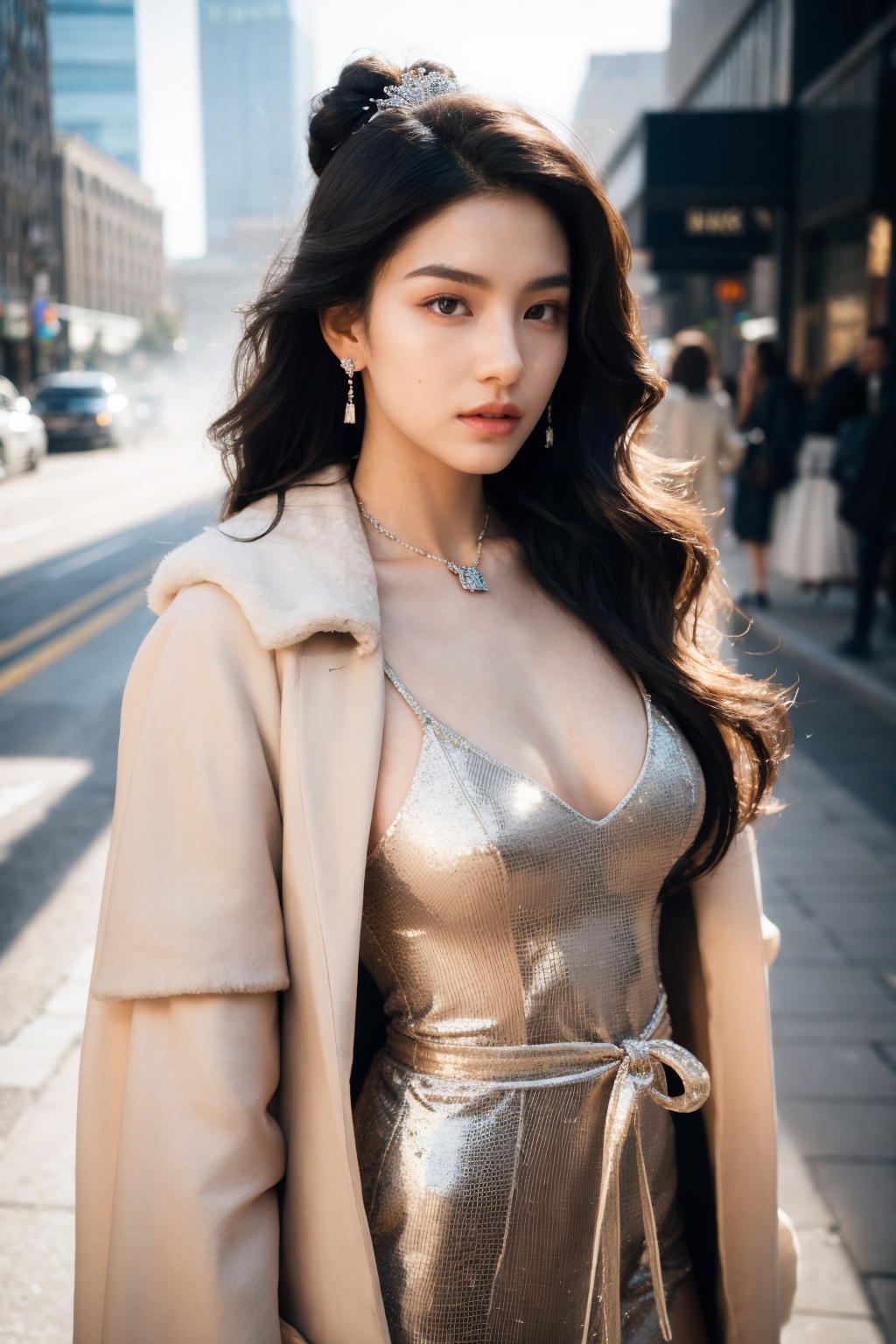 Exquisite features,  Beautiful and moving,  Glamorous on Tensor.Art