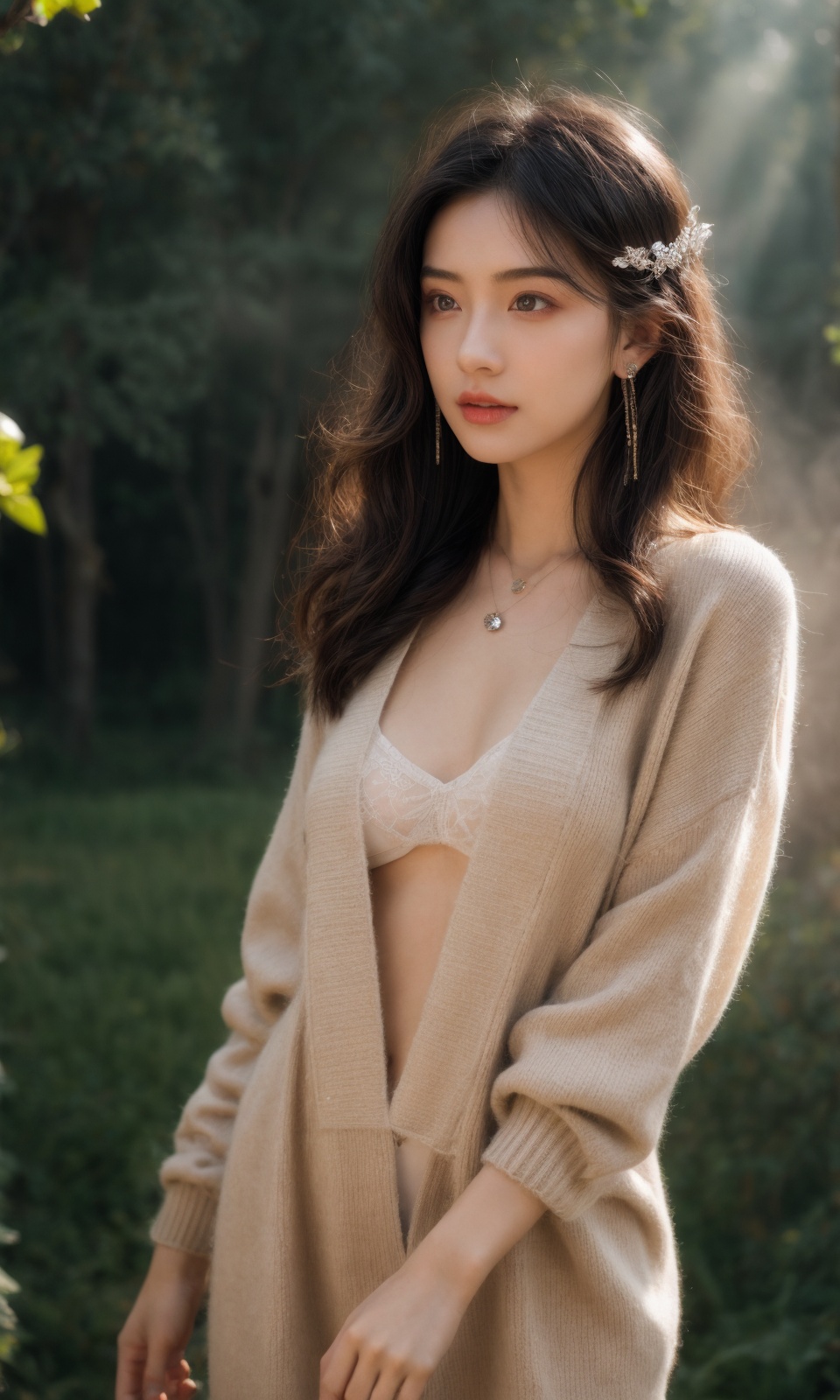 sweater,  hubg_beauty_girl,  perfect hands on Tensor.Art