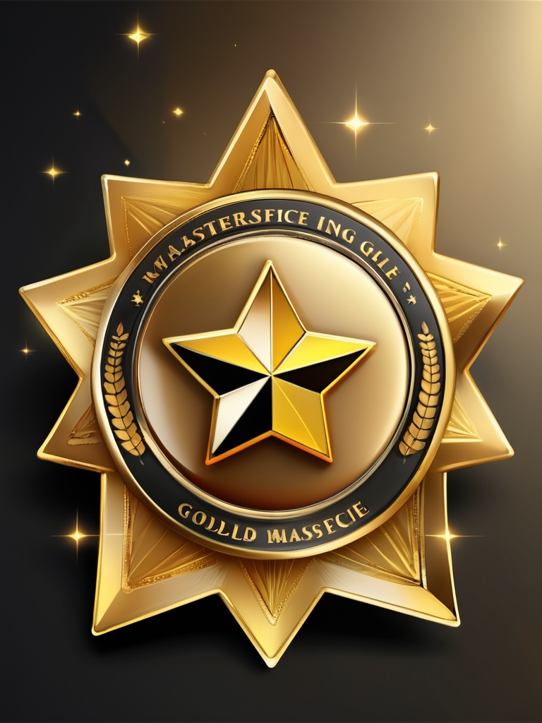 Masterpiece,  realistic. High quality. Gold badge. Star on Tensor.Art