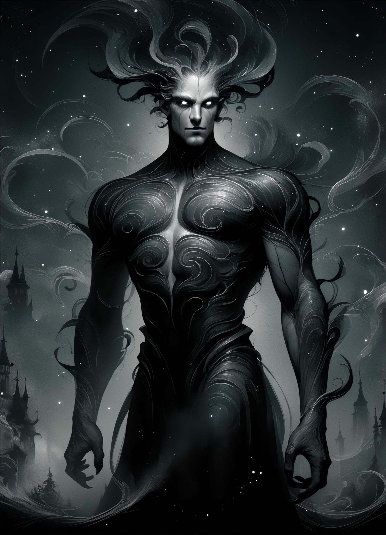 DonMN0c7urn4l1nkXL ink,  male pau'an,  elemental wizard on Tensor.Art