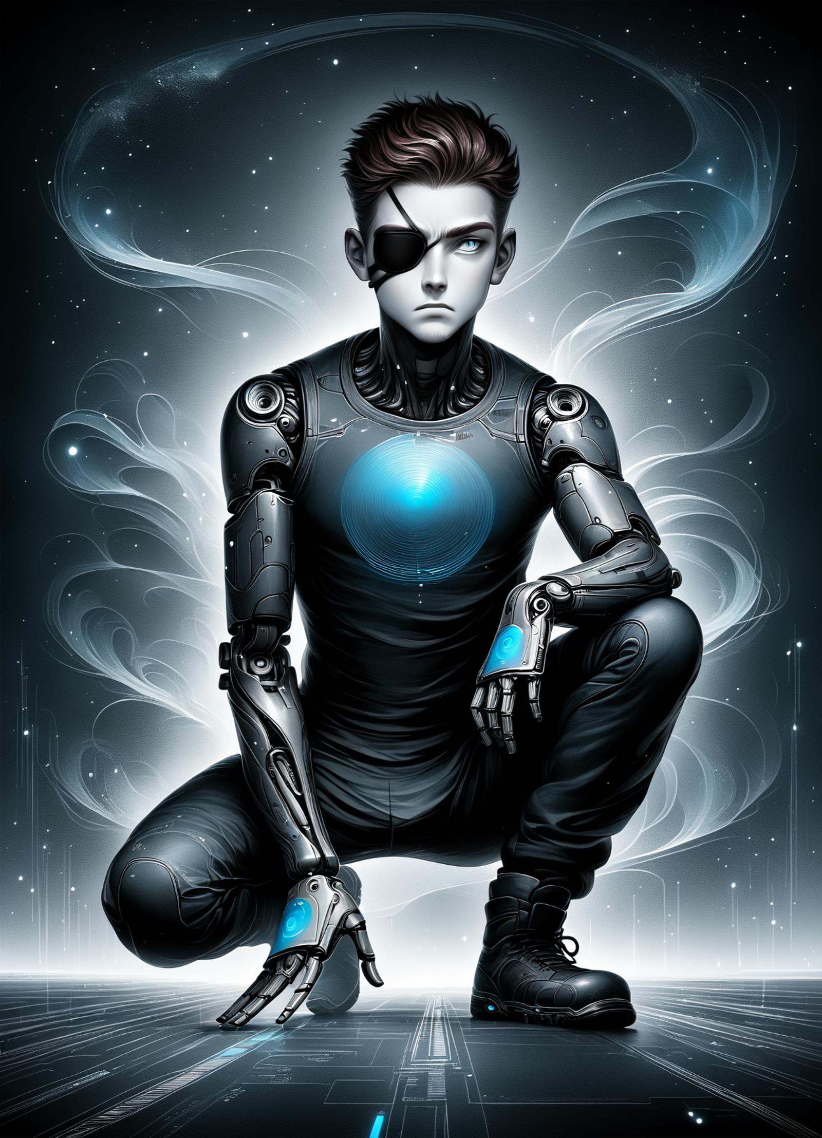 DonMN0c7urn4l1nkXL ink,  male pilot,  ai entities on Tensor.Art