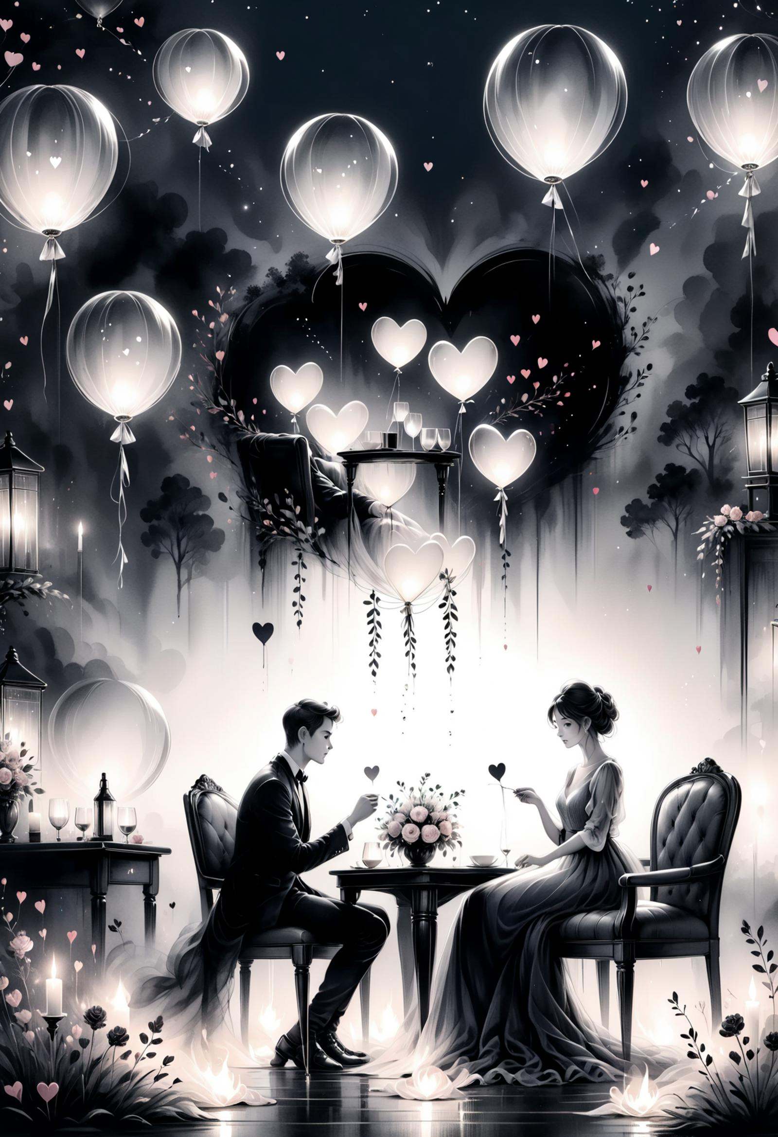 DonMN0c7urn4l1nkXL ink,  valentines day,  romantic on Tensor.Art