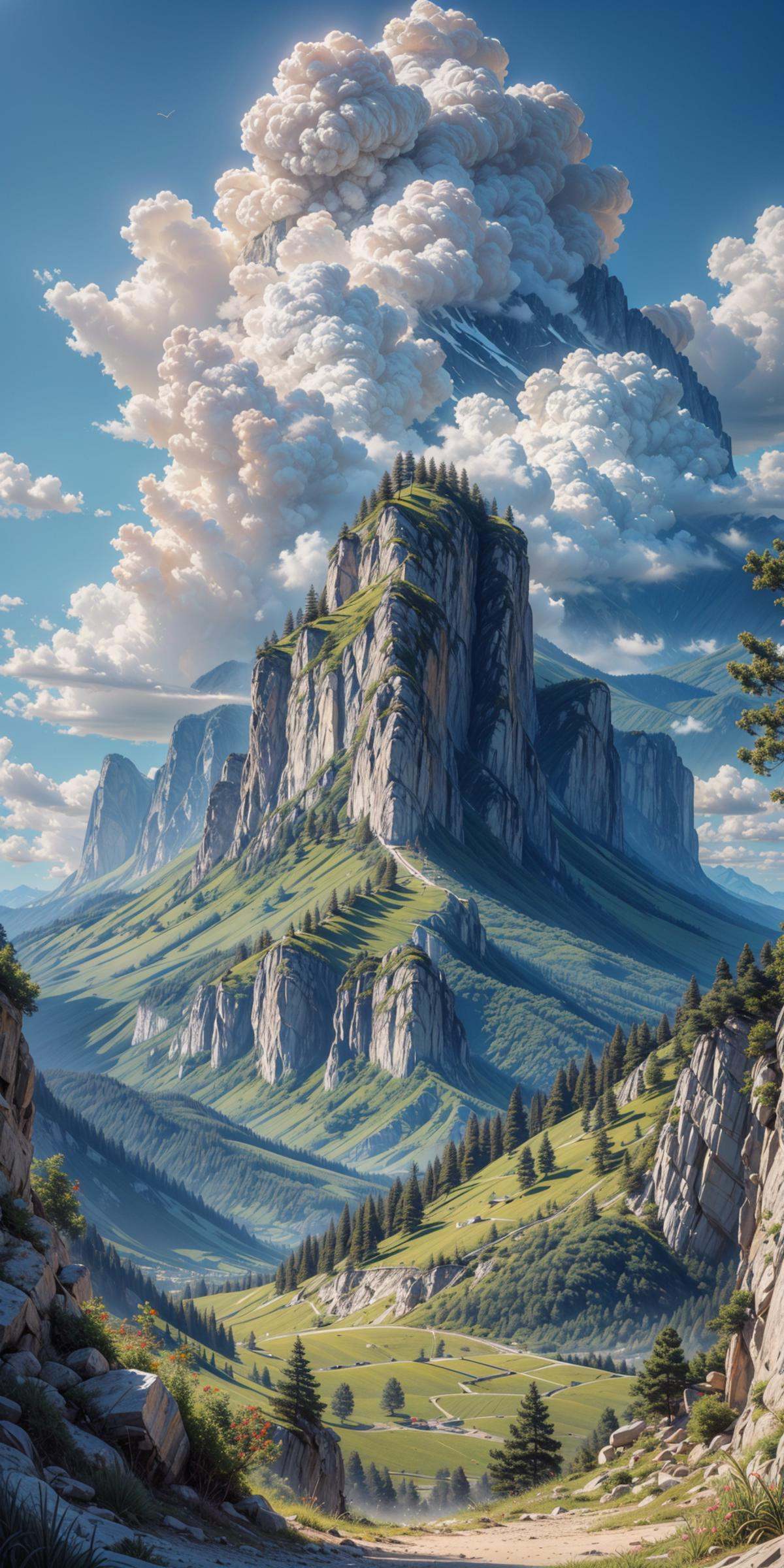 Strategy game style ,  Beautiful outdoor,  landscape on Tensor.Art