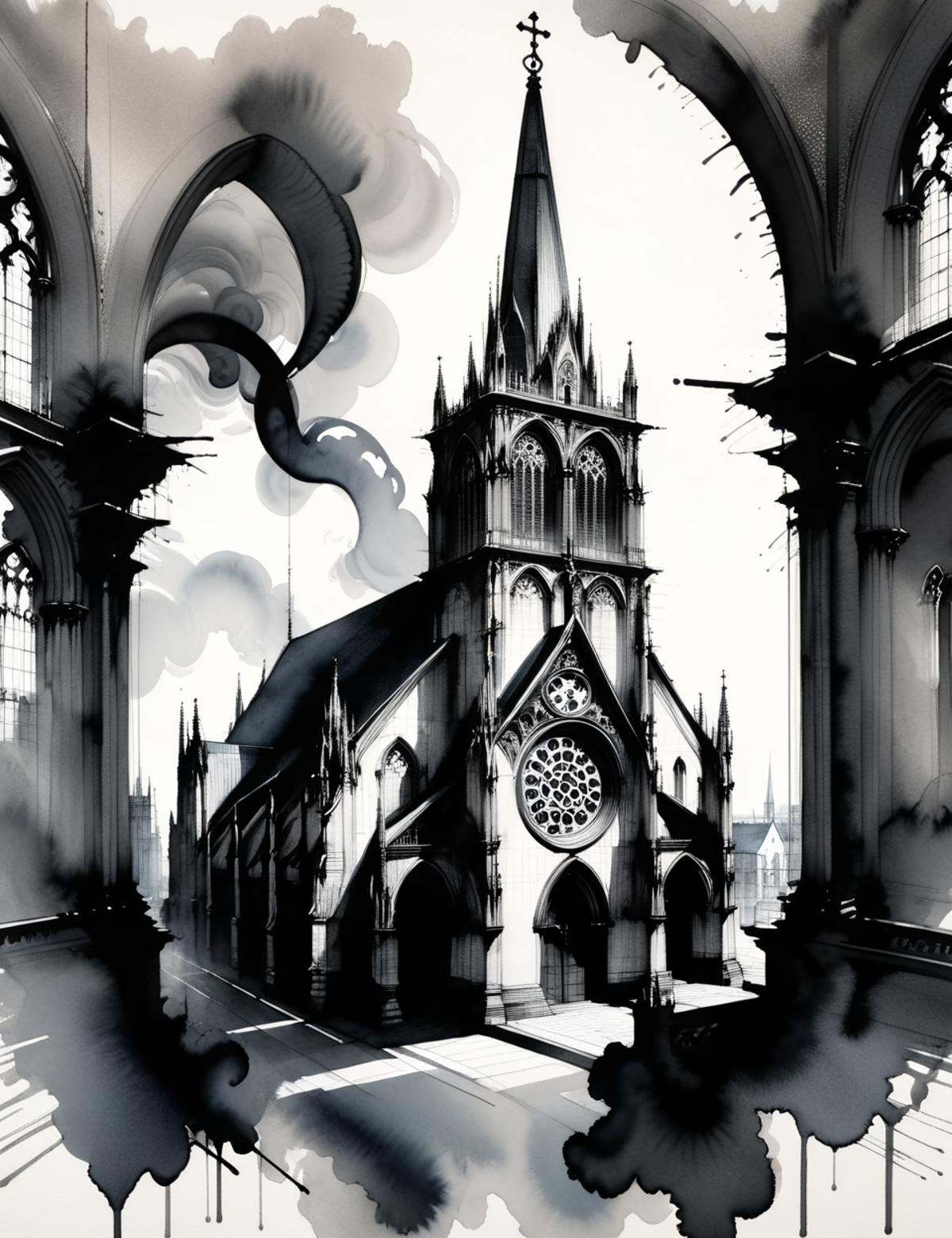 DonMW45h3d0u7XL,  ink,  washed-out on Tensor.Art