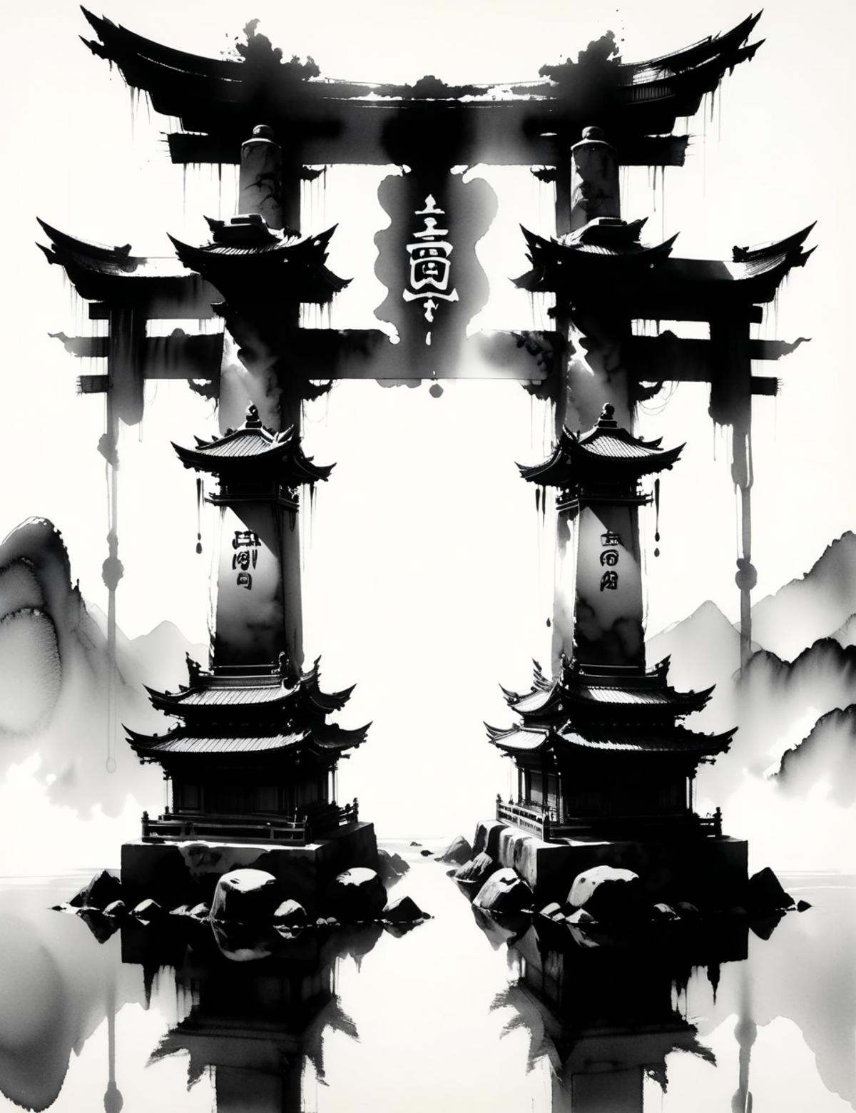 DonMW45h3d0u7XL,  ink,  washed-out on Tensor.Art