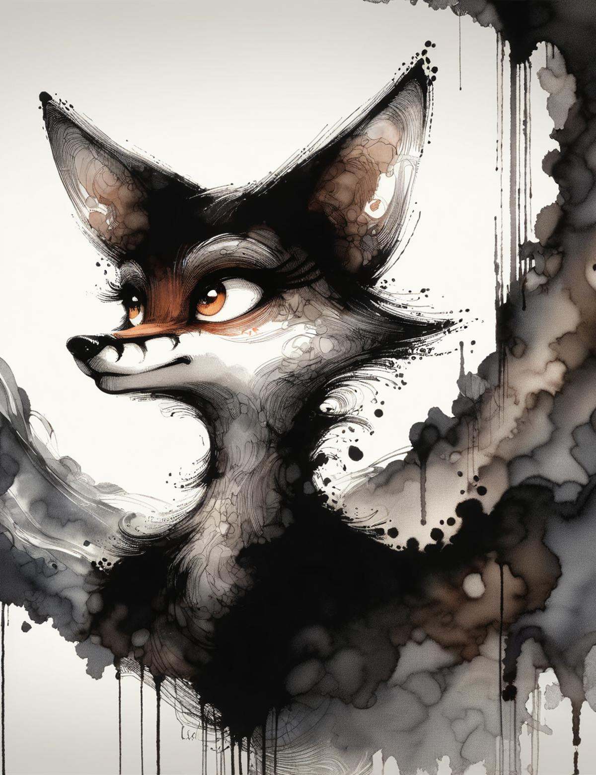 DonMW45h3d0u7XL,  ink,  washed-out on Tensor.Art