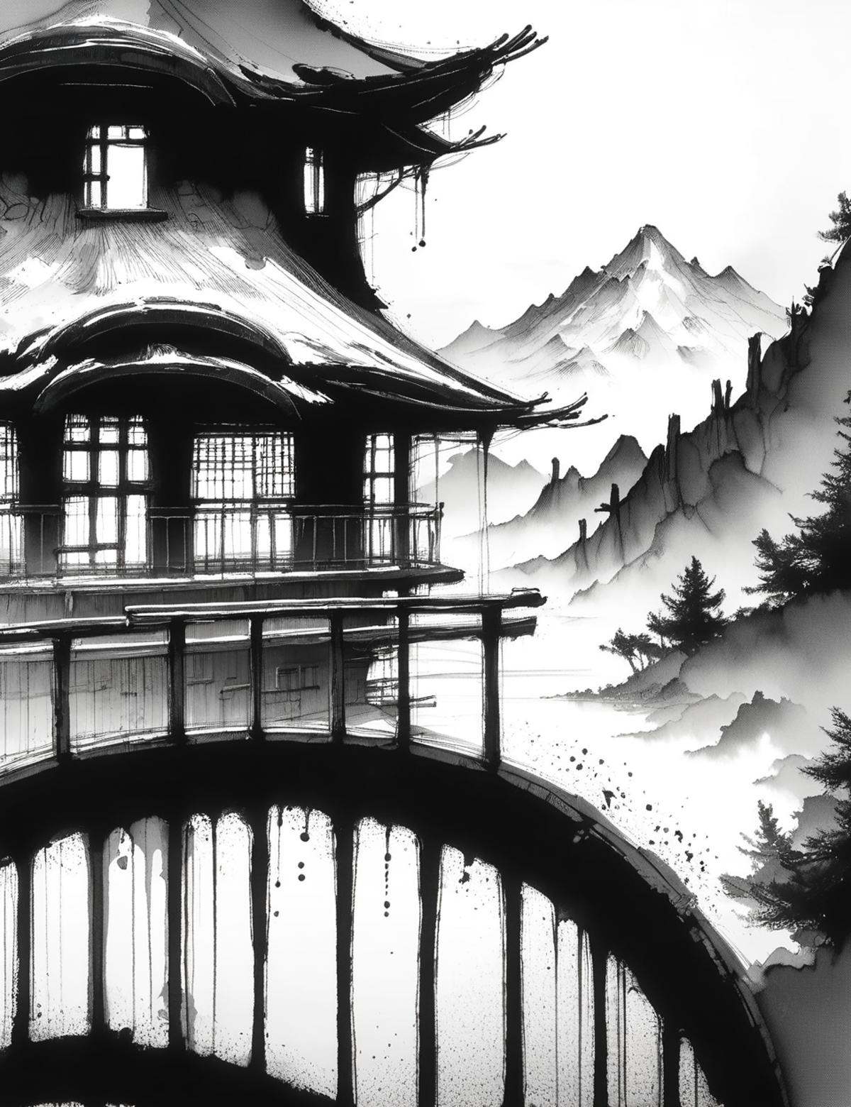 DonMW45h3d0u7XL,  ink,  washed-out on Tensor.Art
