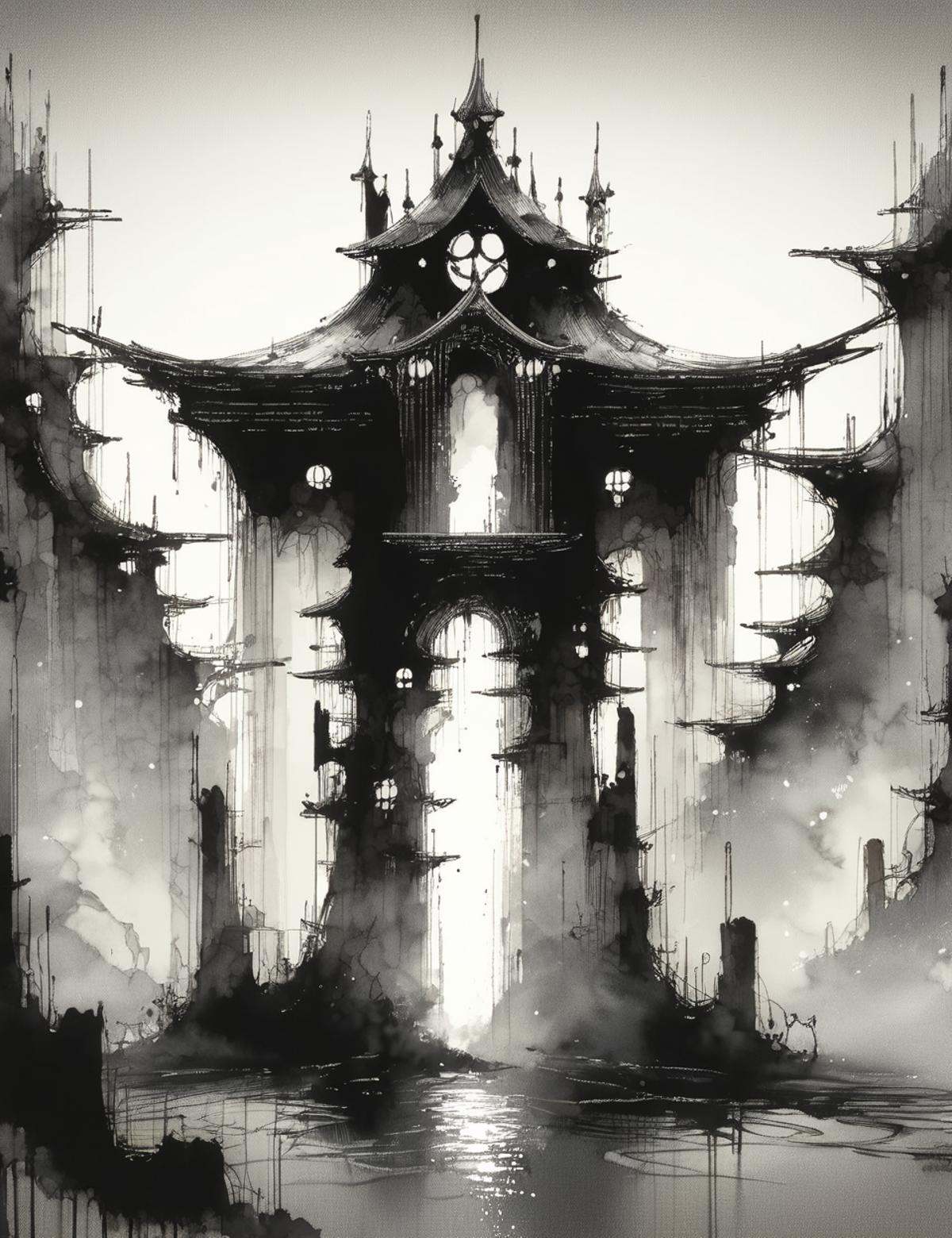 DonMW45h3d0u7XL,  ink,  washed-out on Tensor.Art