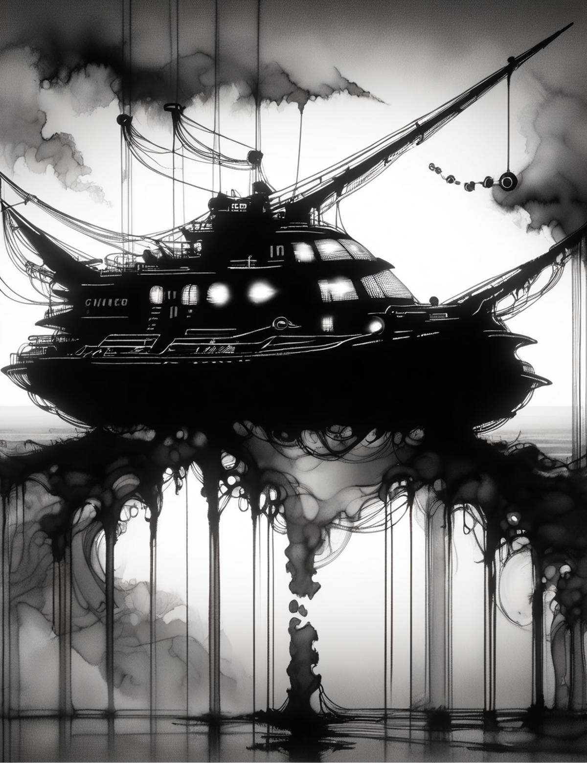 DonMW45h3d0u7XL,  ink,  washed-out on Tensor.Art