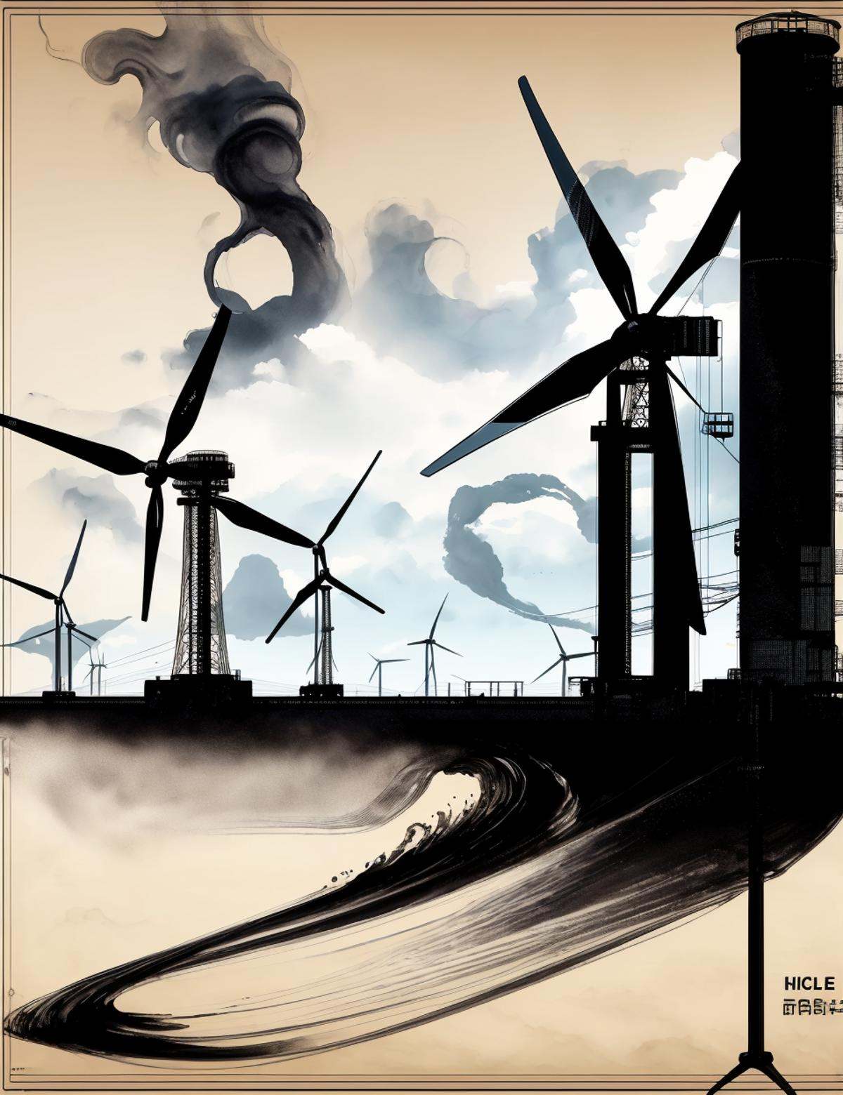 DonMW45h3d0u7 ink,  wind turbine,  hydraulic legs on Tensor.Art