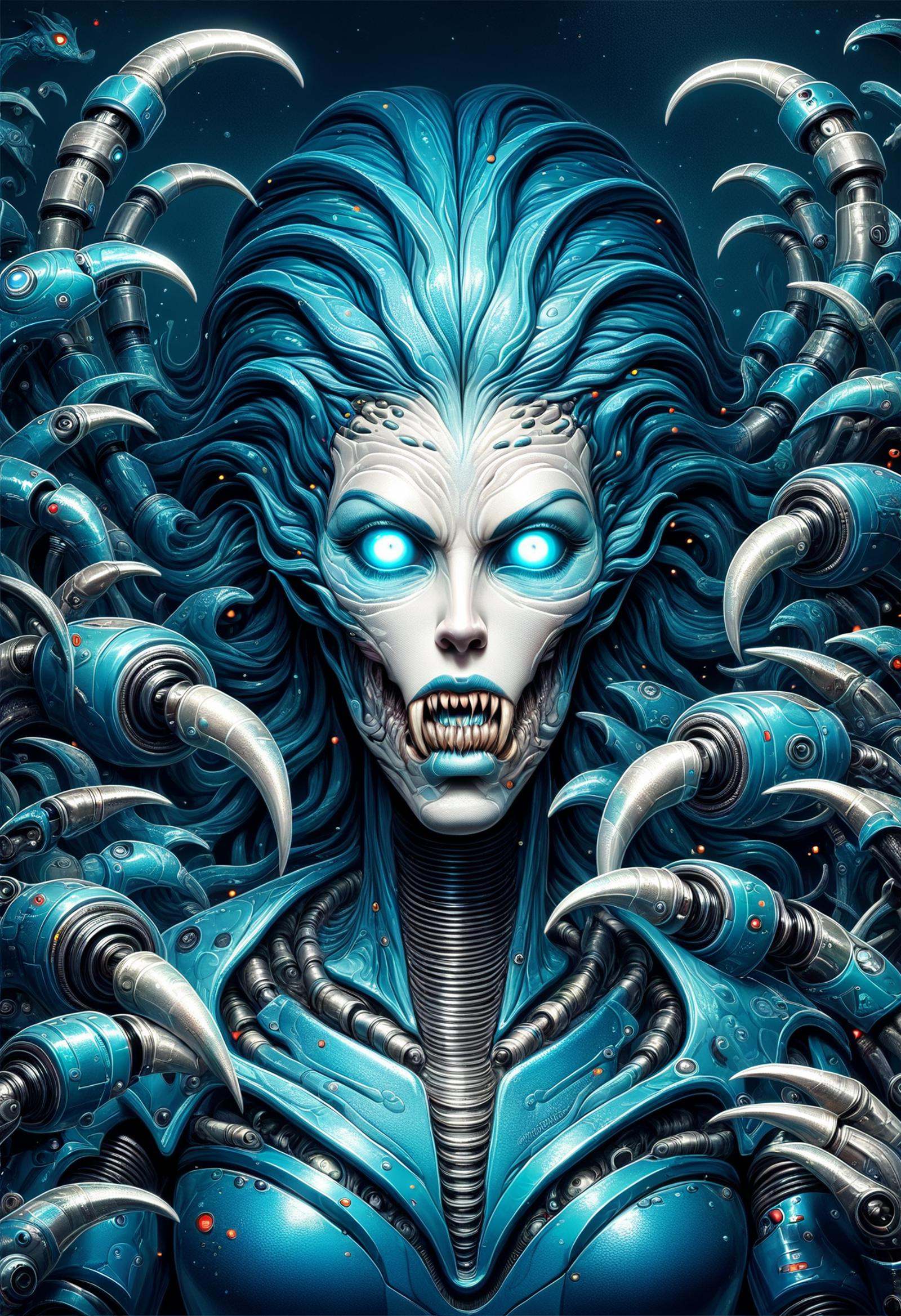 DonMW4t3r3l3XL female aswang,  medium-sized humanoid,  predatory appearance on Tensor.Art
