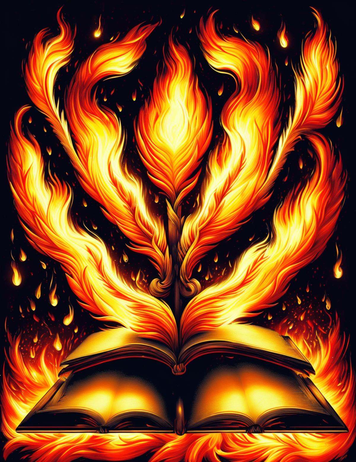 DonMF1r33l3 fire,  history,  debossing on Tensor.Art