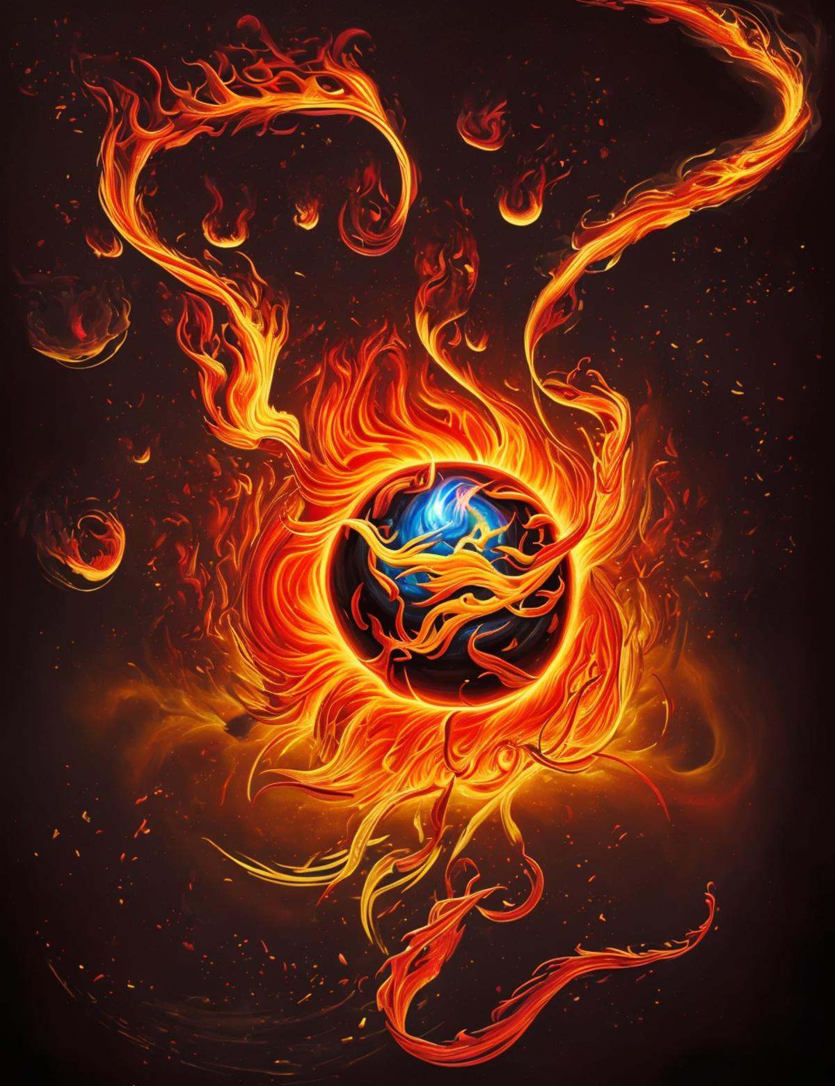 DonMF1r33l3 fire,  string theory,  diplomatic history on Tensor.Art