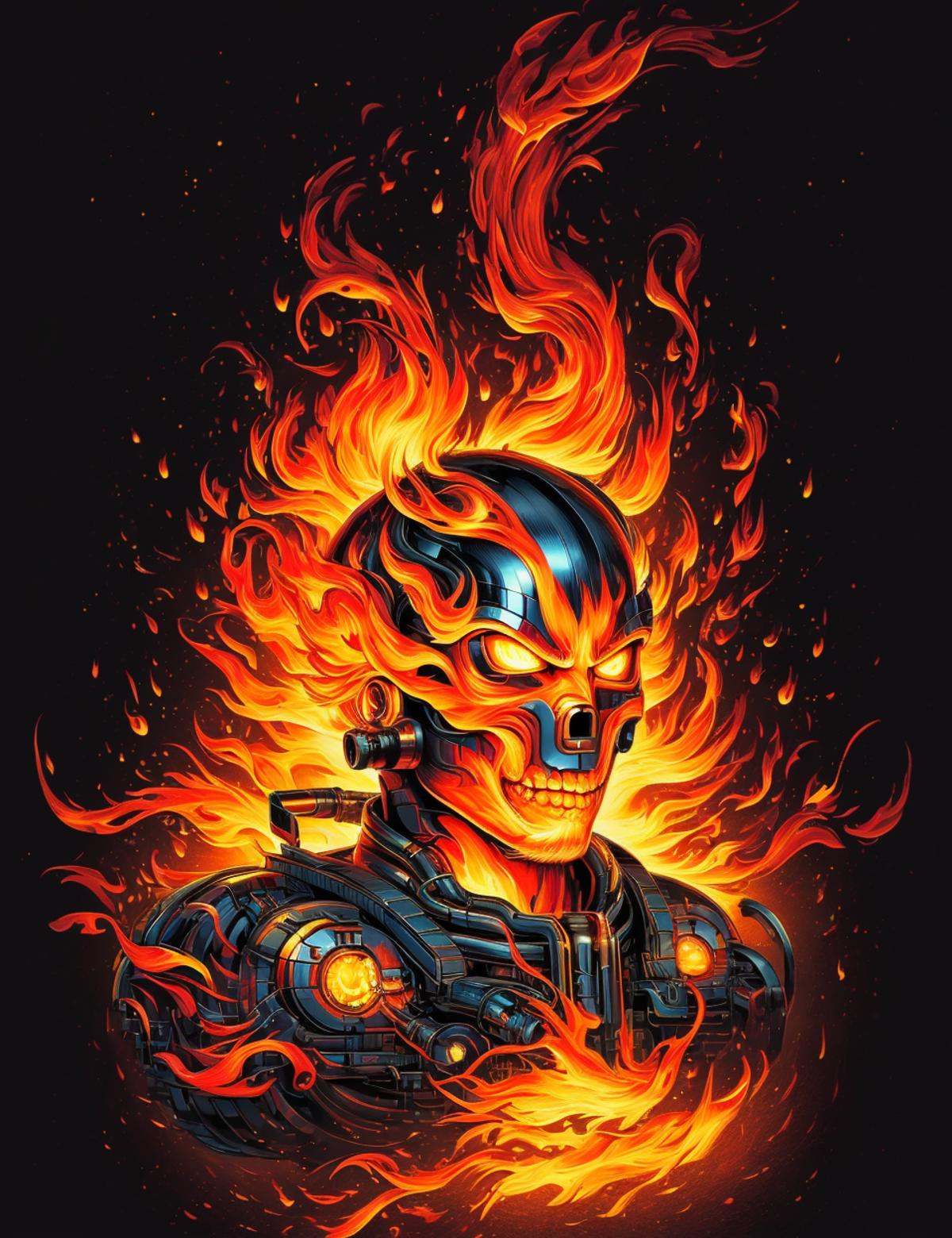 DonMF1r33l3 fire,  unrecoverable file deletion,  augmented on Tensor.Art