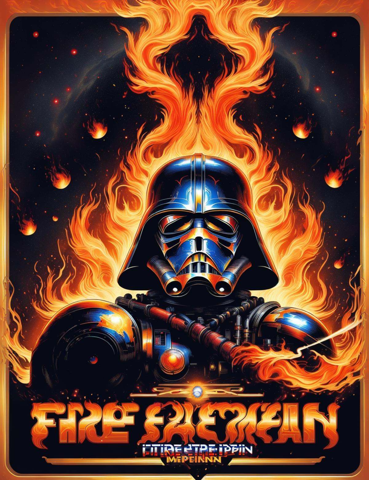 DonMF1r33l3 fire,  galactic empire,  general protection fault (gpf) on Tensor.Art