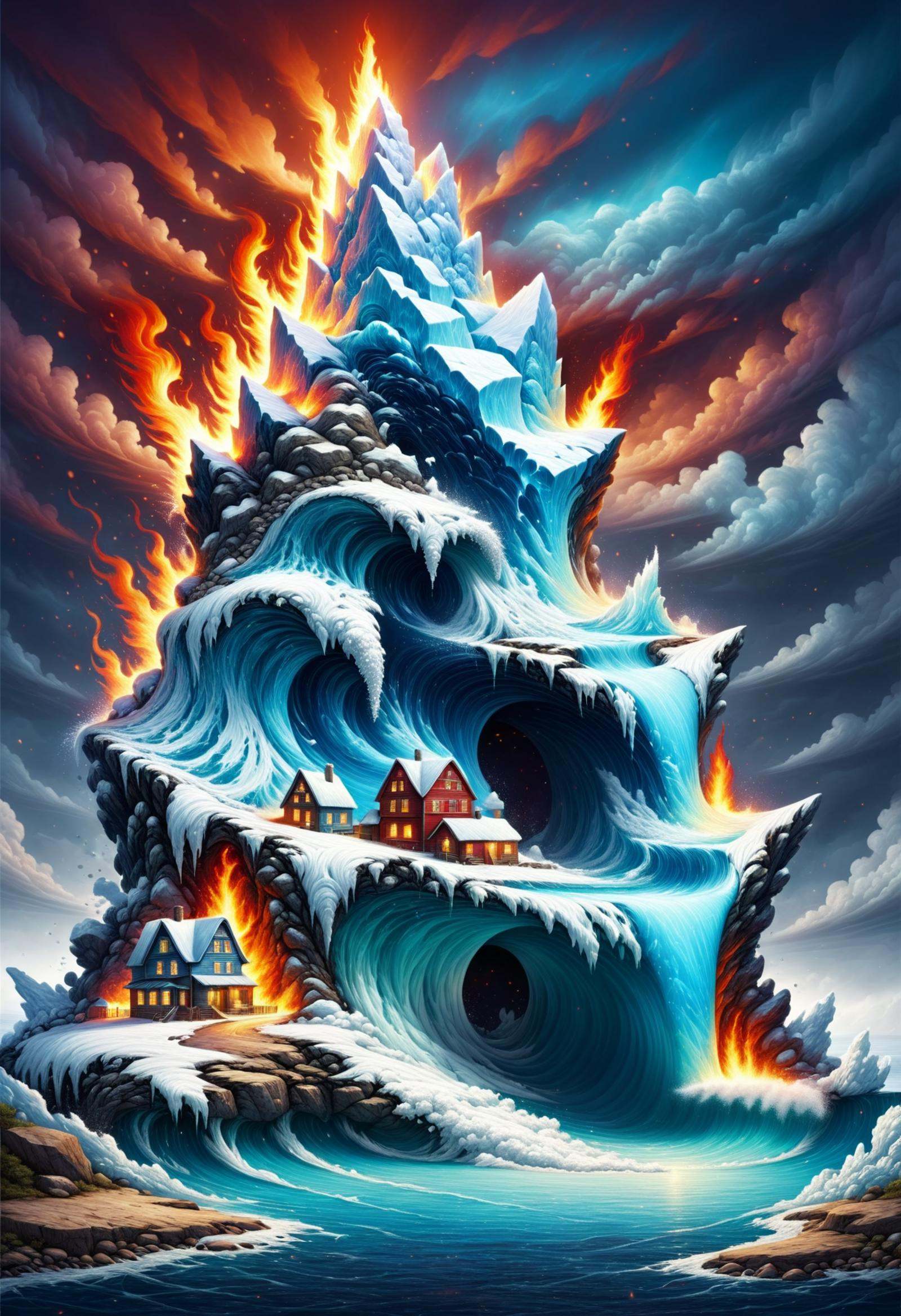 DonMM4573r0f3l3XL,  town iceberg on Tensor.Art