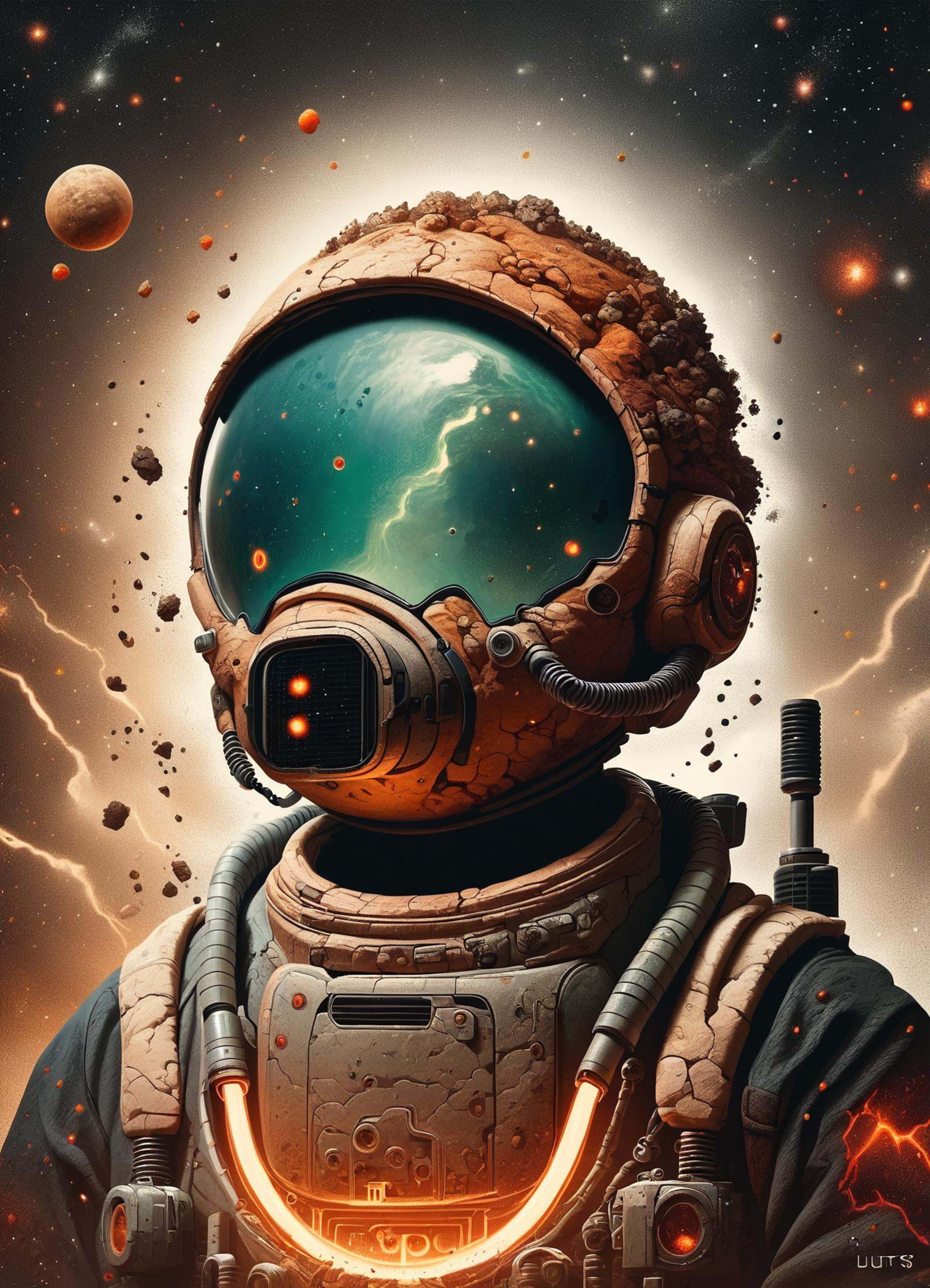 DonM34r7h3l3XL female night gaunts,  astronaut,  plasma grenade on Tensor.Art