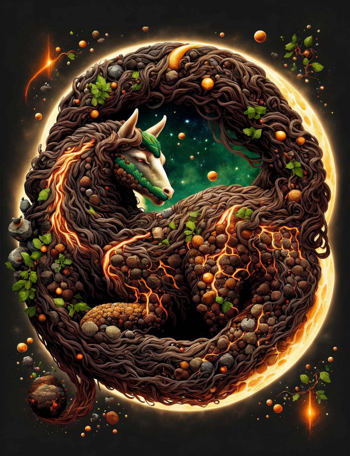 DonM34r7h3l3,  huldra,  Mythical lunar creature on Tensor.Art