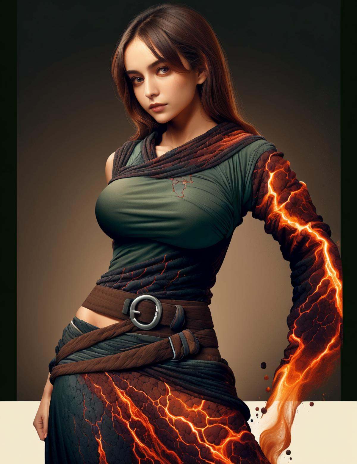DonM34r7h3l3,  draped lower body clothing,  ar nano-cloth on Tensor.Art
