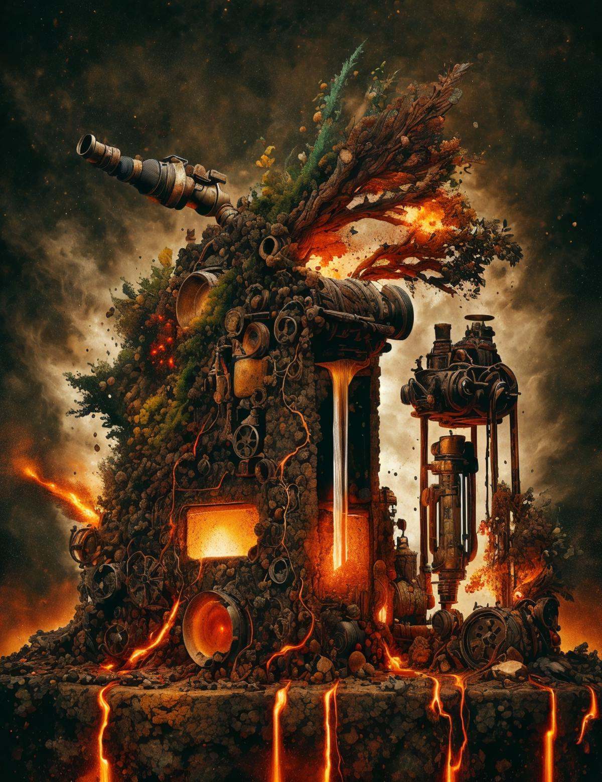 DonM34r7h3l3,  tonalism,  post-apocalyptic on Tensor.Art
