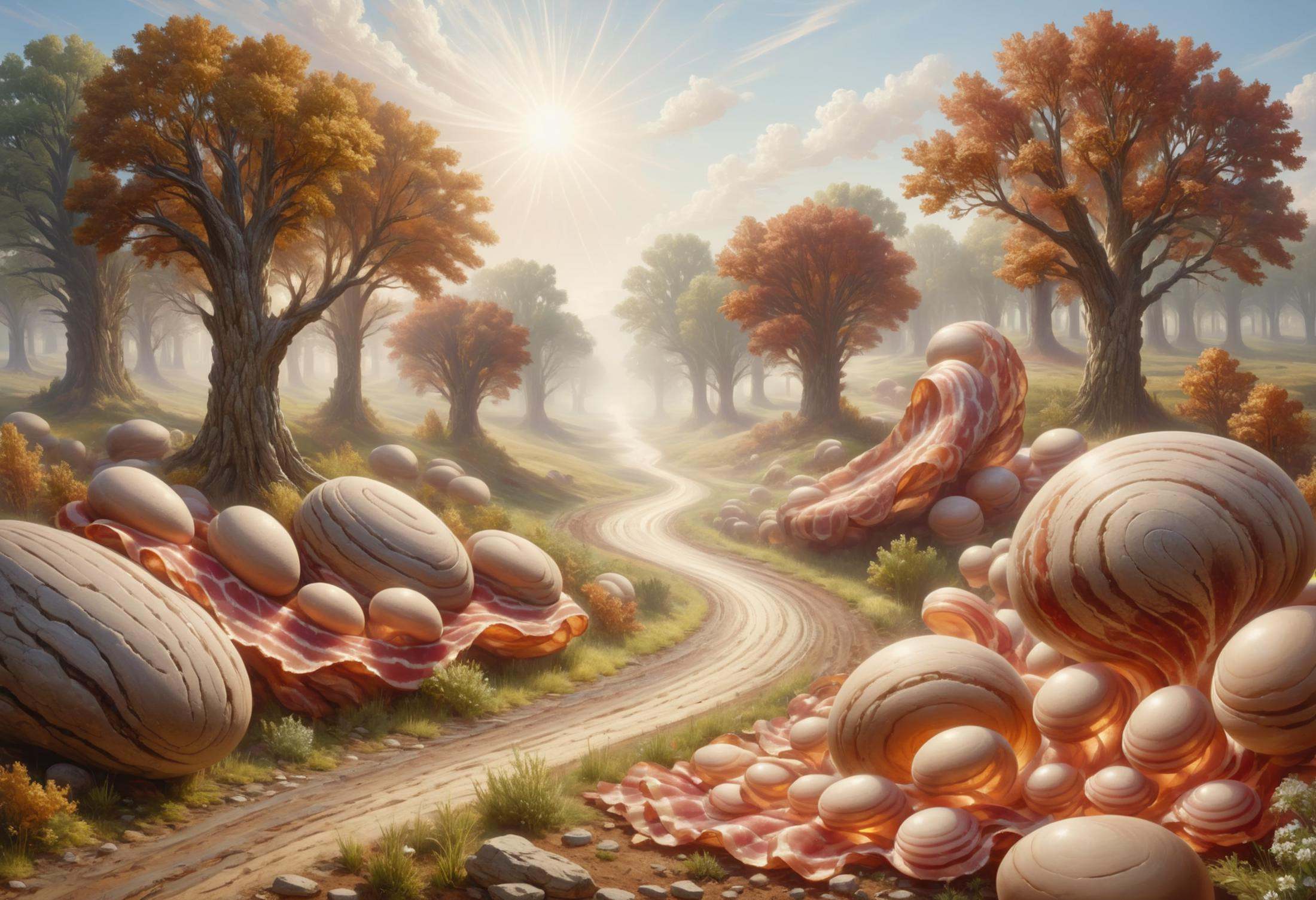 donm1nn3rb34u7yxl plains,  concretion,  bacon strip by DonMischo on Tensor.Art