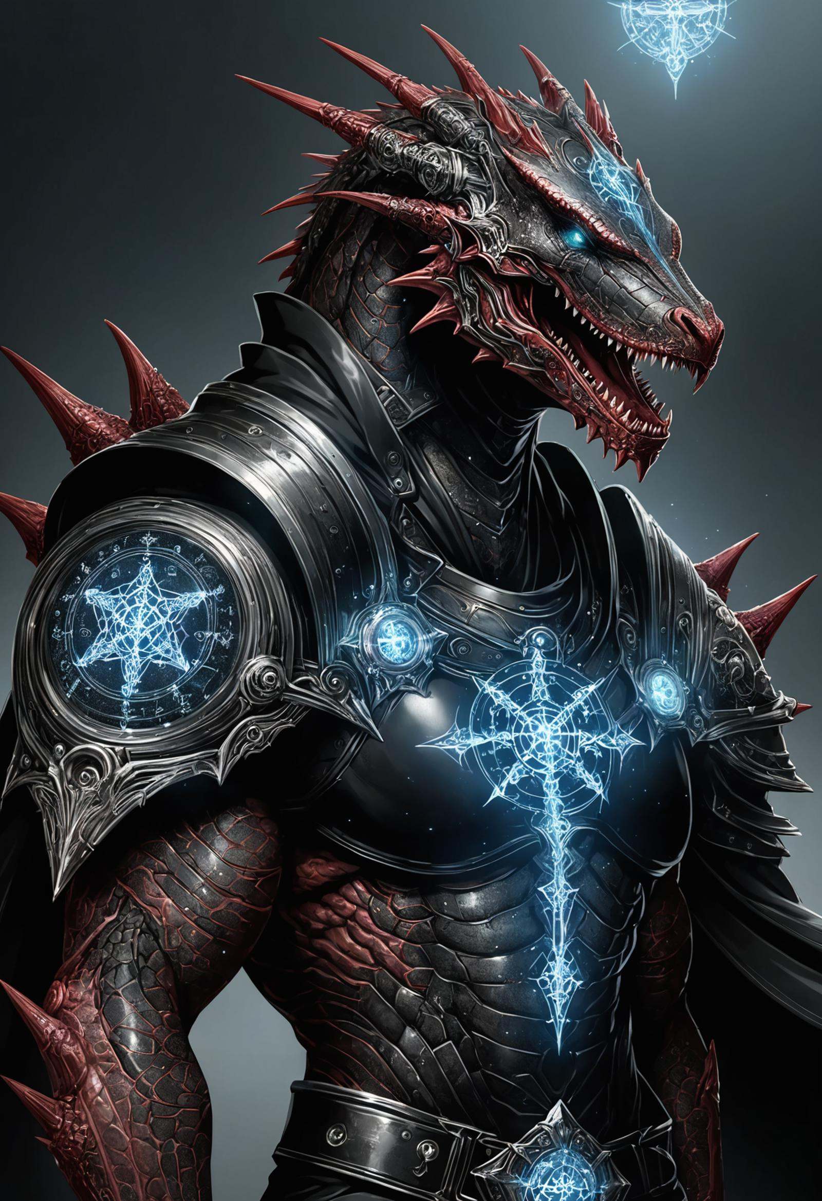 DonMT3chC057ruc7sXL male odogaron,  necromancer,  pauldron by DonMischo on Tensor.Art