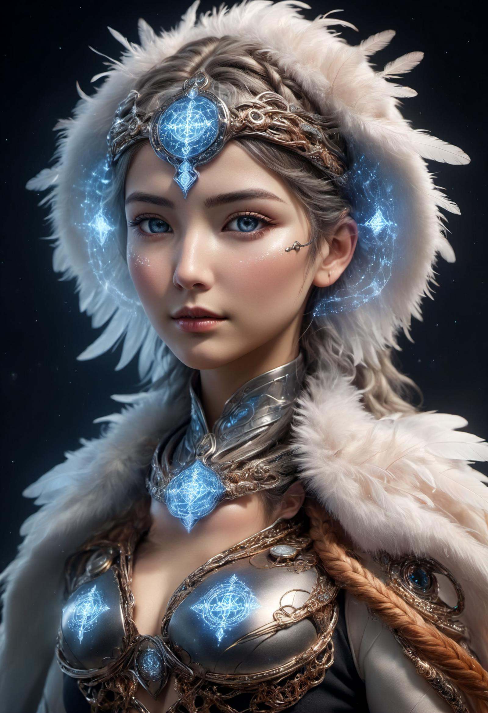 DonMT3chC057ruc7sXL female legal age,  shapely,  inuit by DonMischo on Tensor.Art
