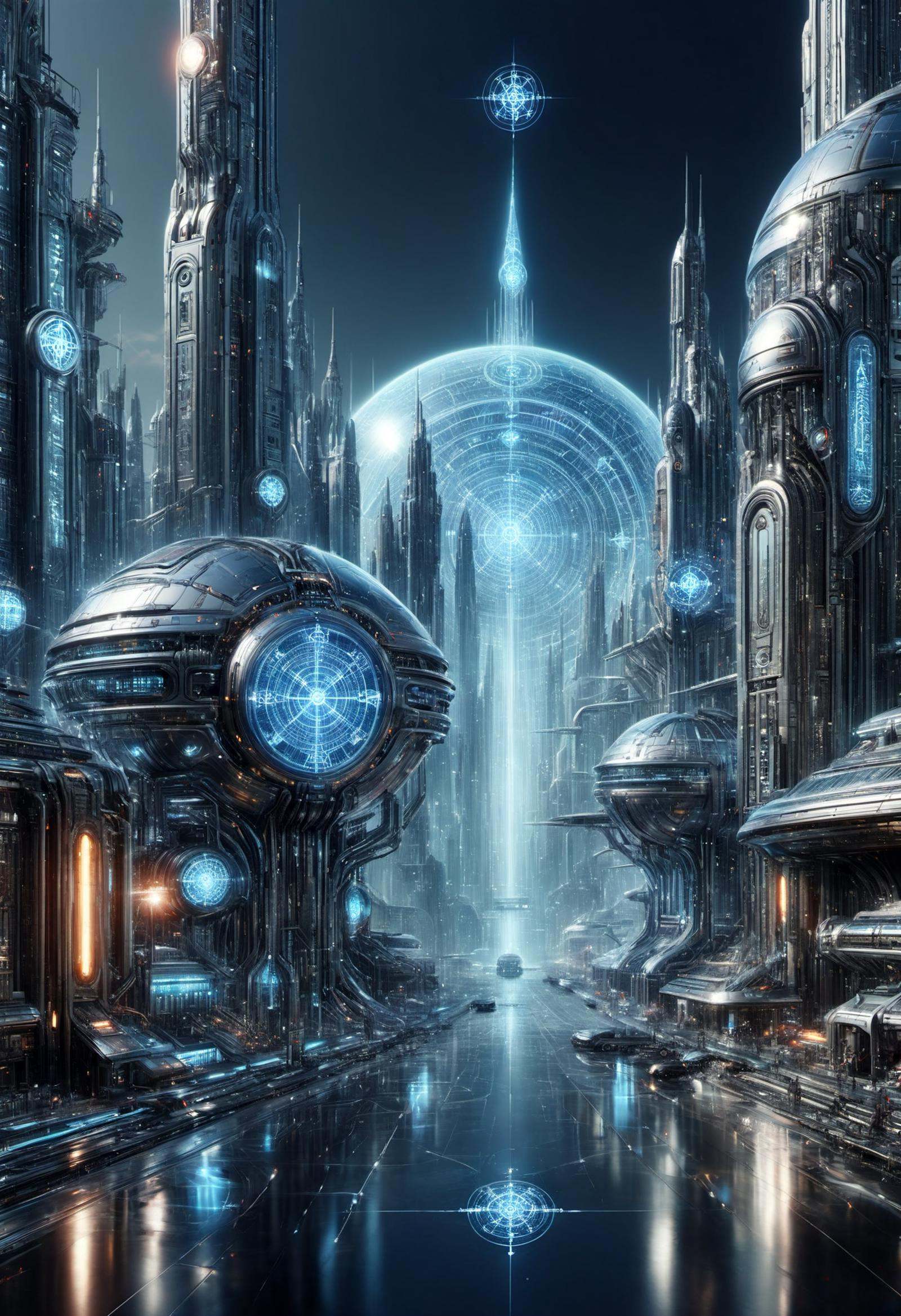 DonMT3chC057ruc7sXL retro city,  scifi,  tech by DonMischo on Tensor.Art